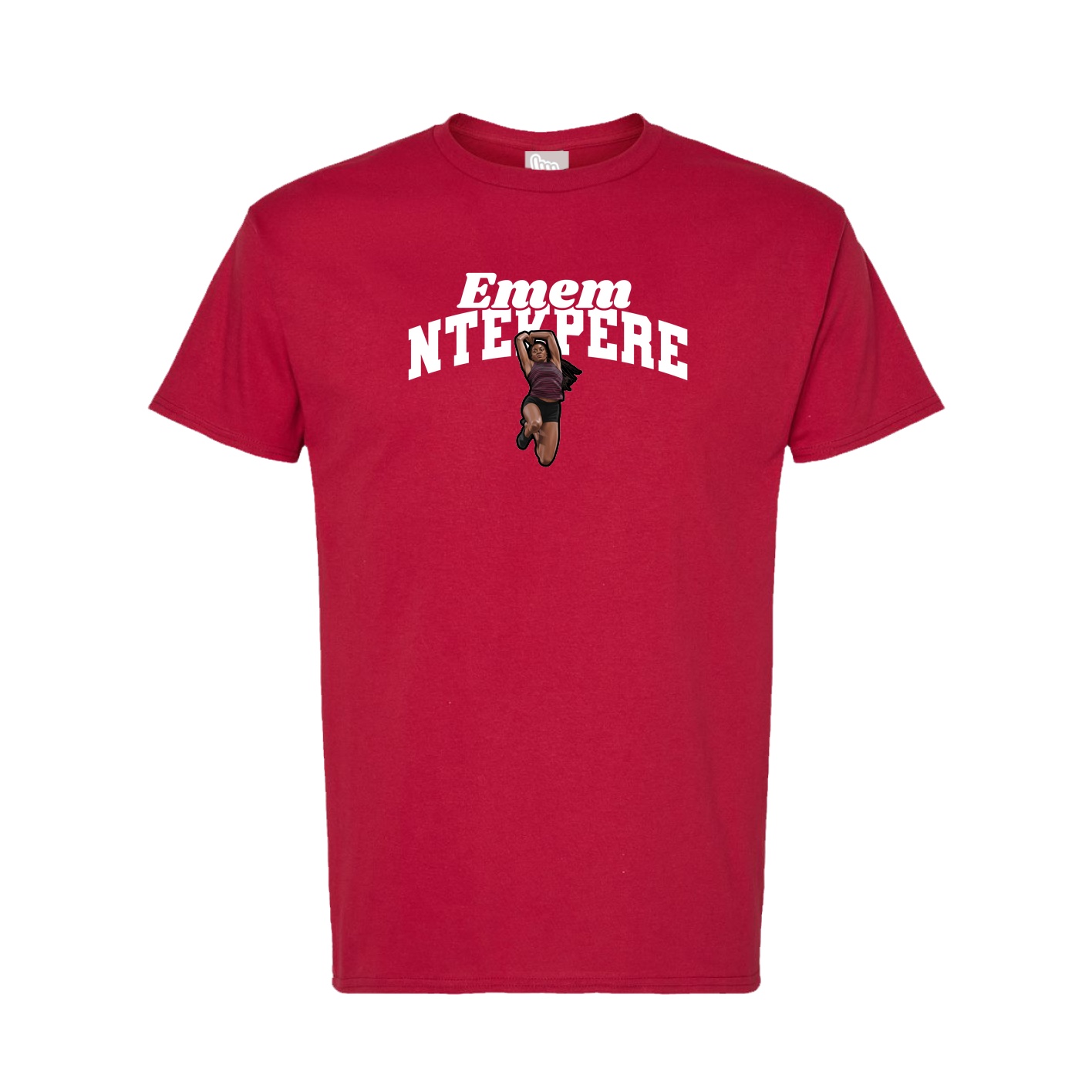 Tee — Signature Arch in Crimson