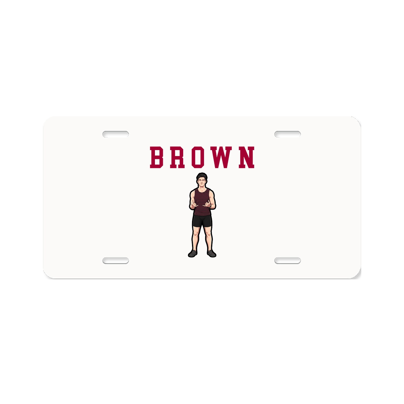 License Plate — Shirsey in Classic