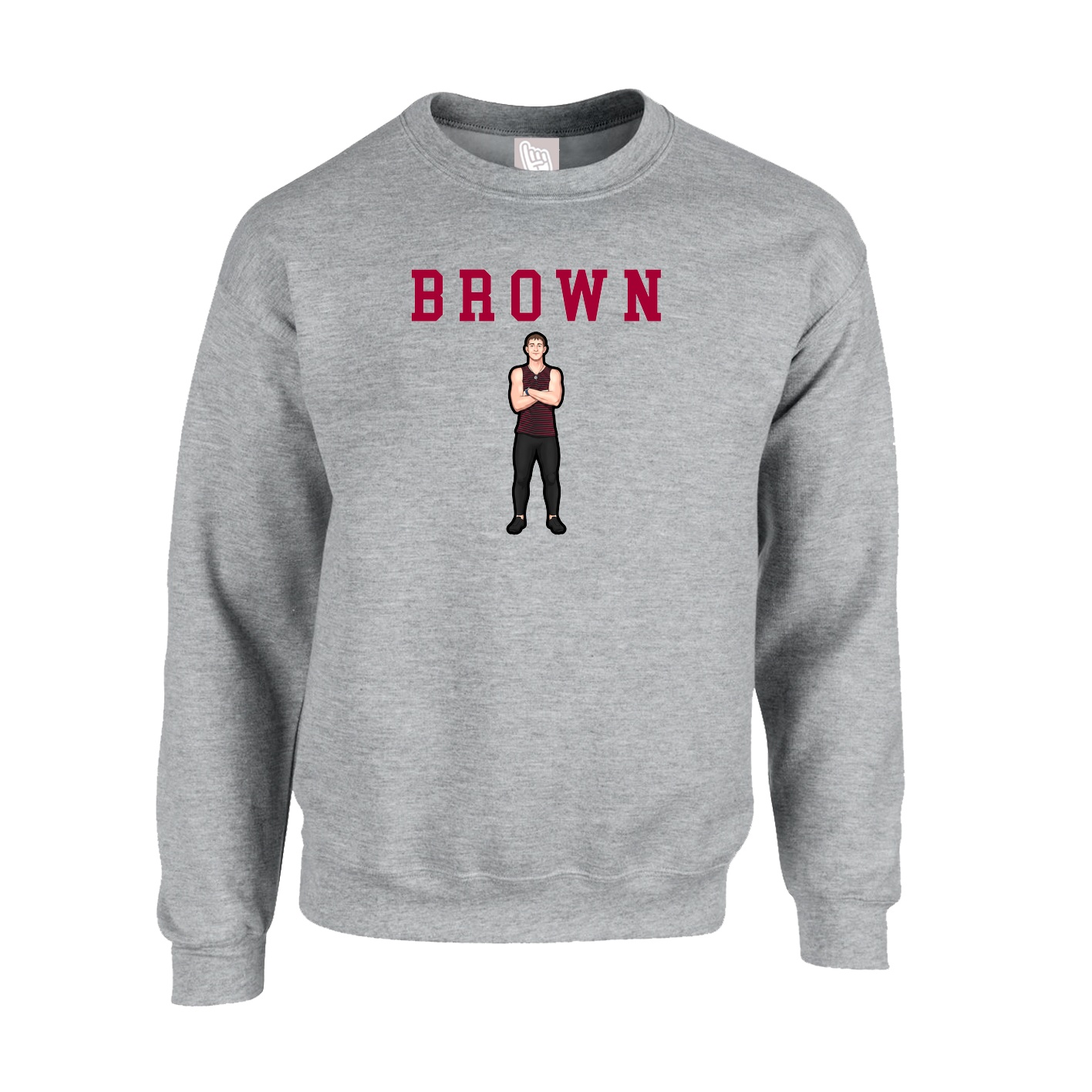 Fleece Crew — Shirsey in Grey