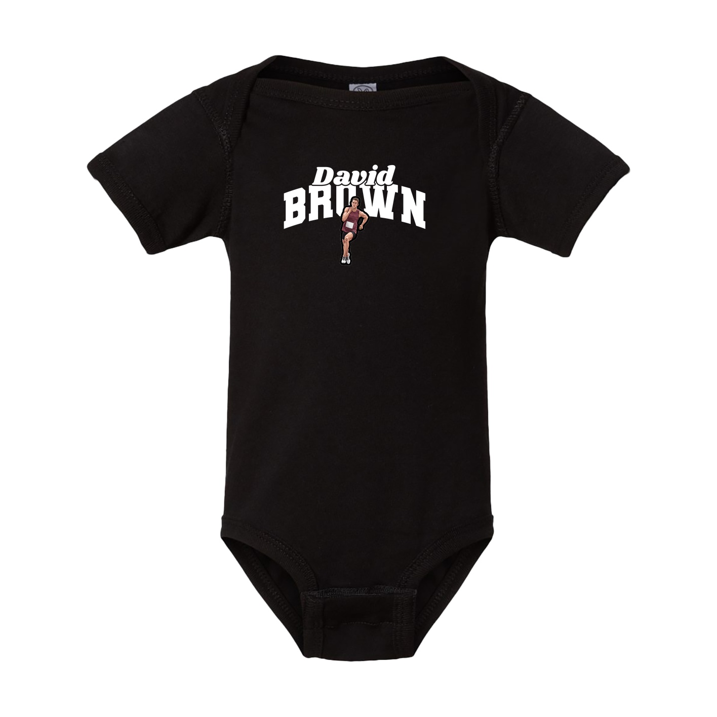Baby Onesie — Signature Arch in Black