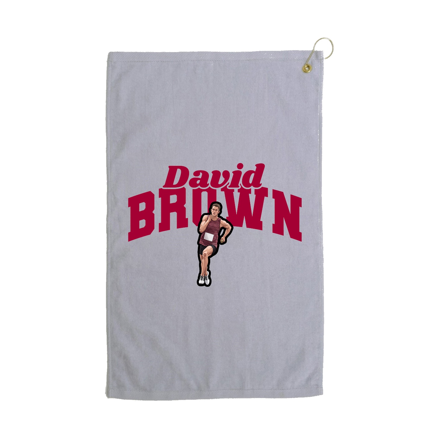 Golf Towel — Signature Arch in Grey