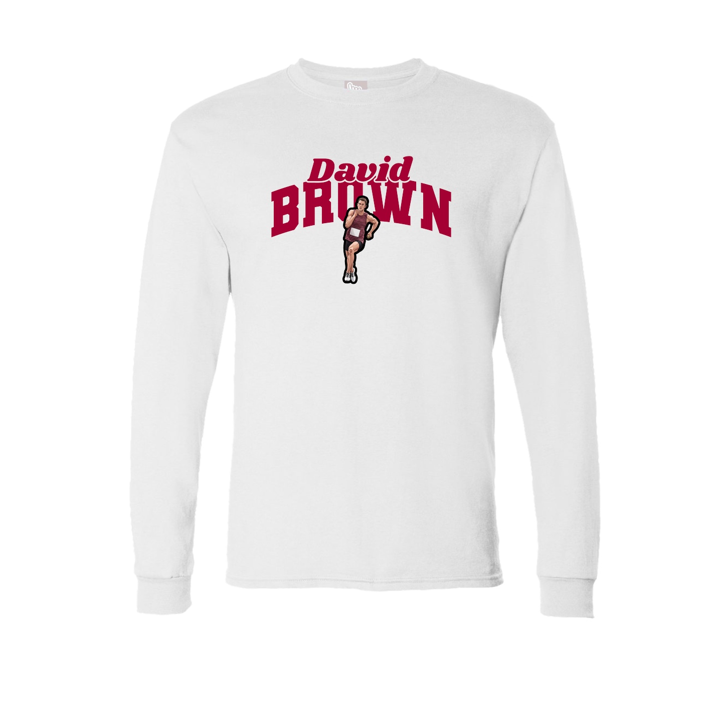 Long Sleeve Tee — Signature Arch in White