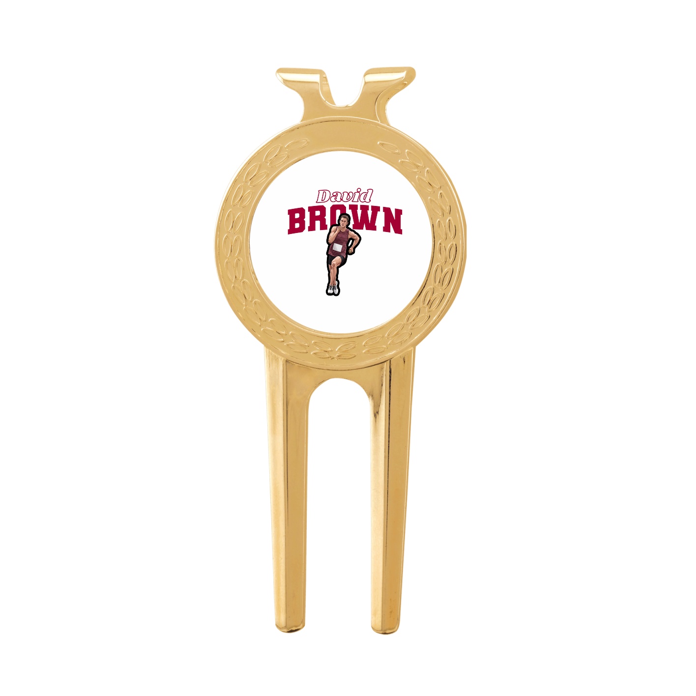 Divot Tool with Ball Marker — Name Arch in Classic