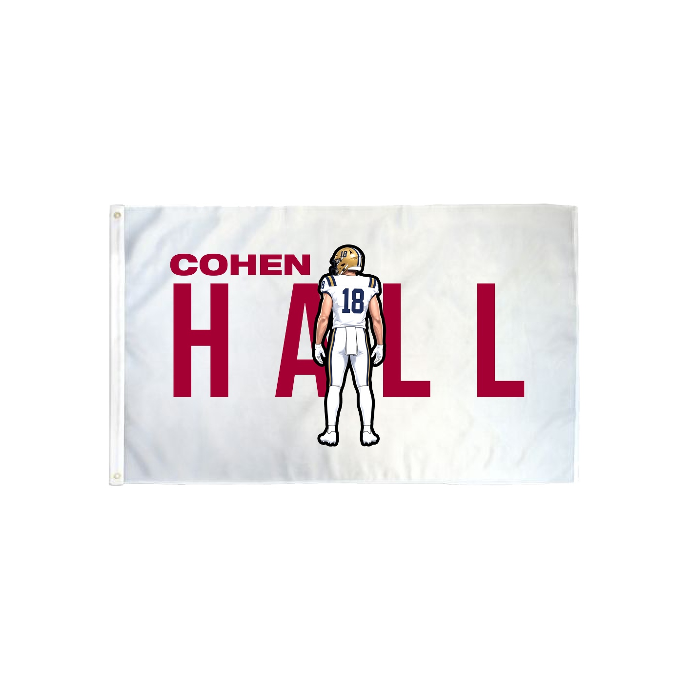 3x5 Flag — Player Name in Classic