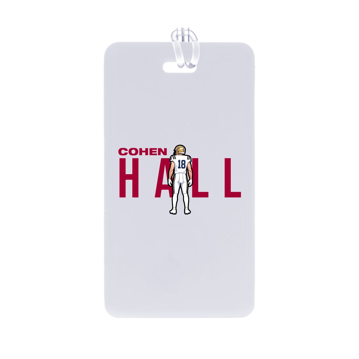 Bag Tag — Player Name in Classic