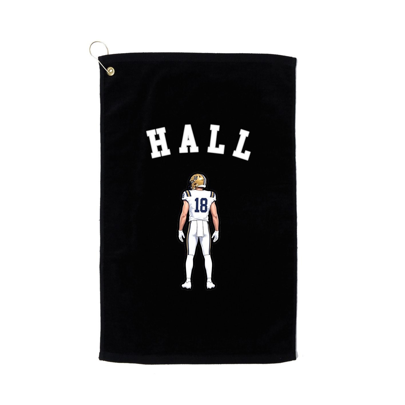 Golf Towel — Shirsey Arch in Black