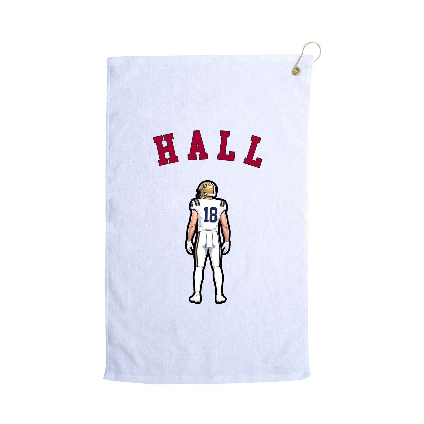 Golf Towel — Shirsey Arch in White