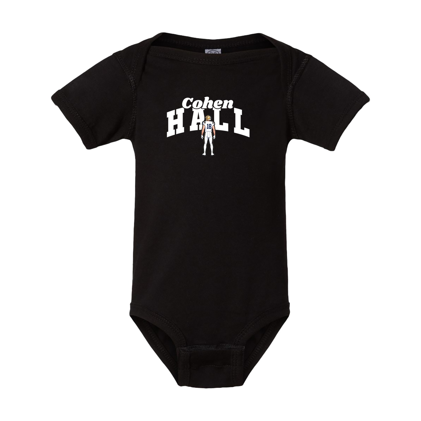 Baby Onesie — Signature Arch in Black