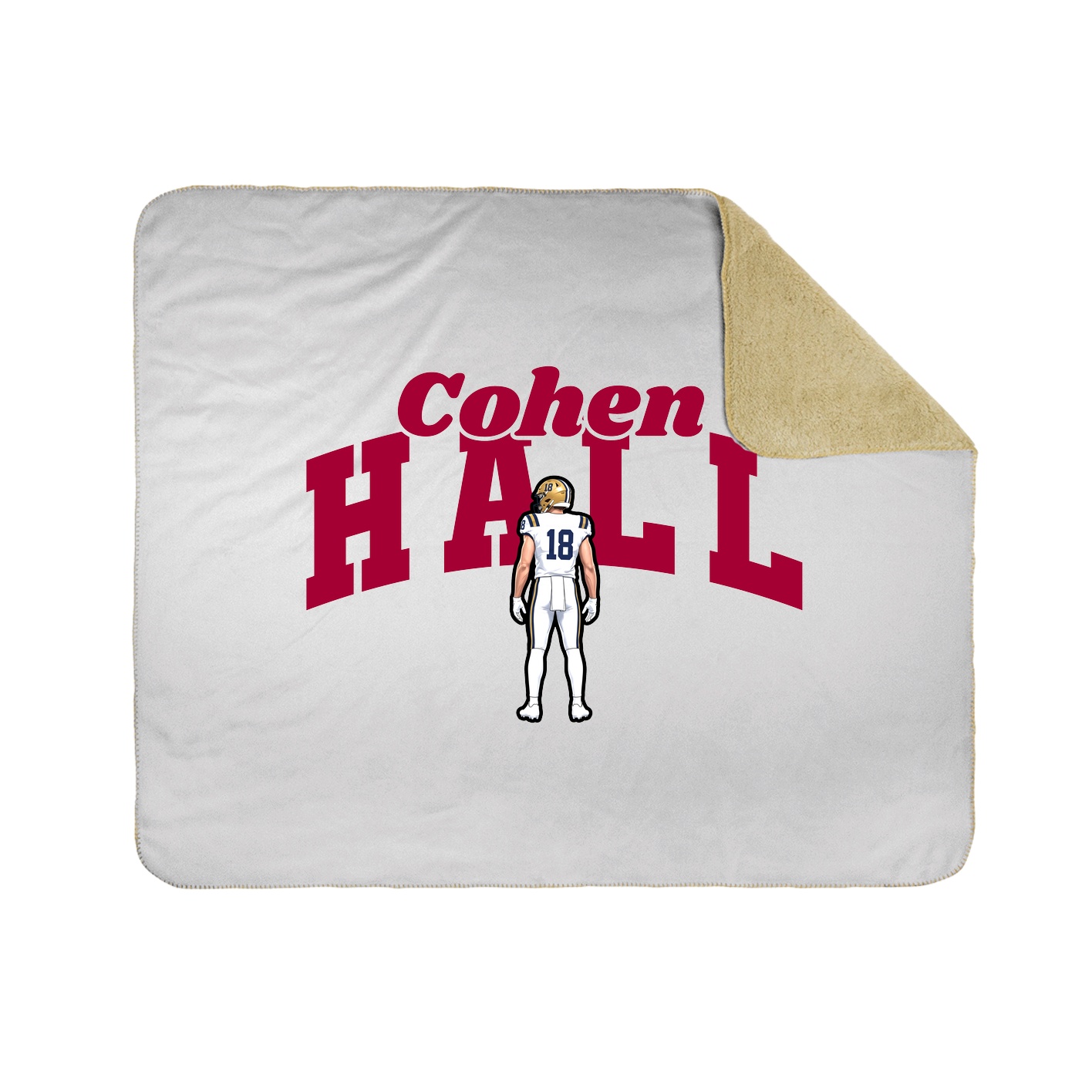 Throw Blanket — Signature Arch in White