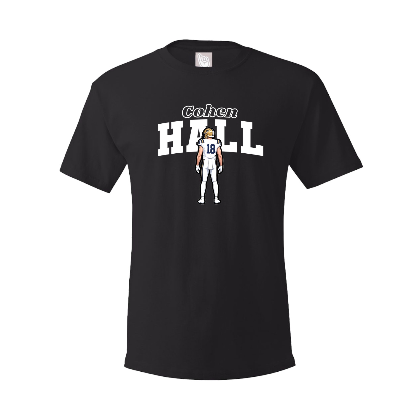 Youth Tee — Name Arch in Black