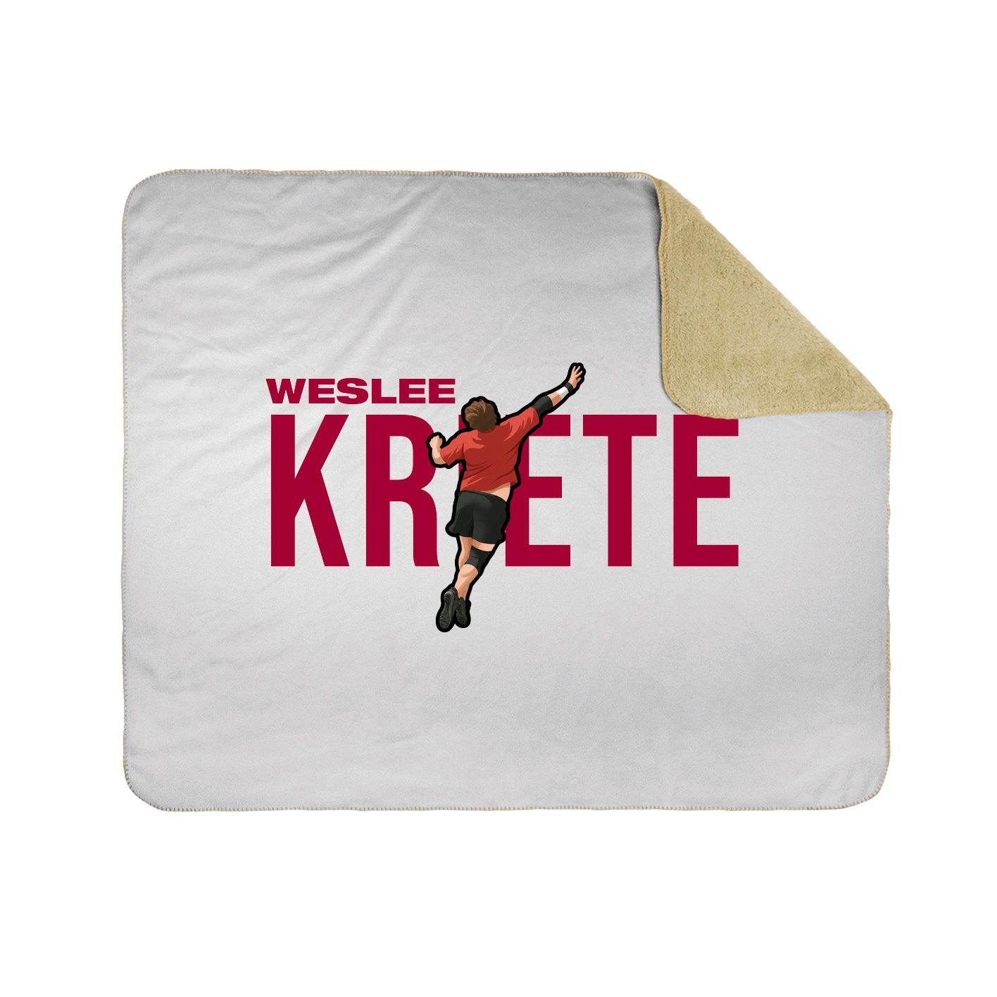 Throw Blanket — Player Name in White