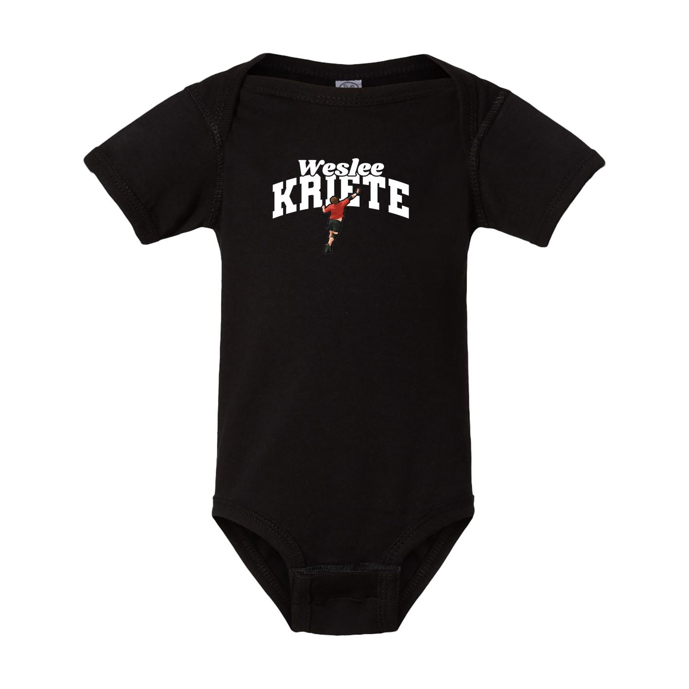 Baby Onesie — Signature Arch in Black
