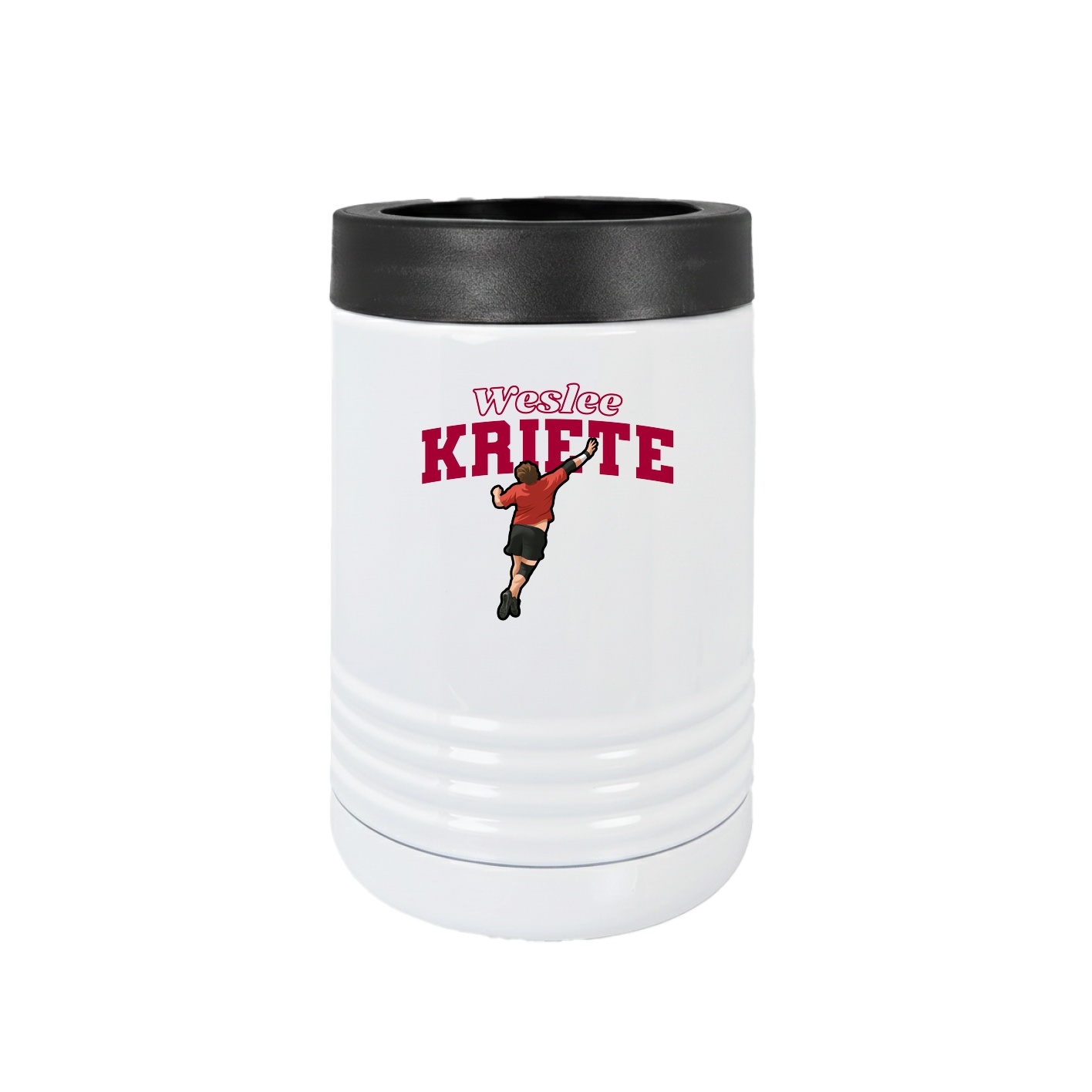 Beverage Holder — Name Arch in White