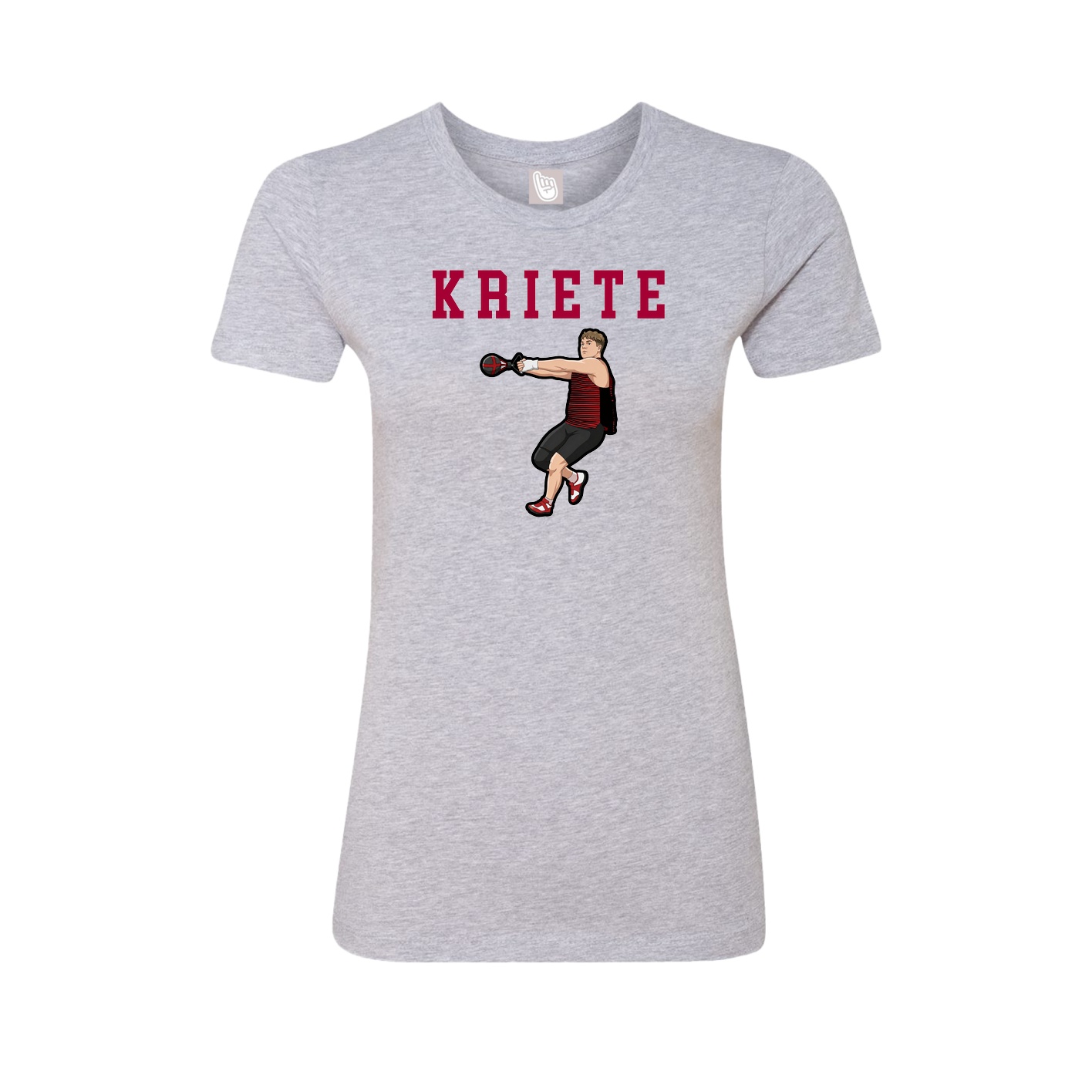Fitted Women's Tee — Shirsey in Grey