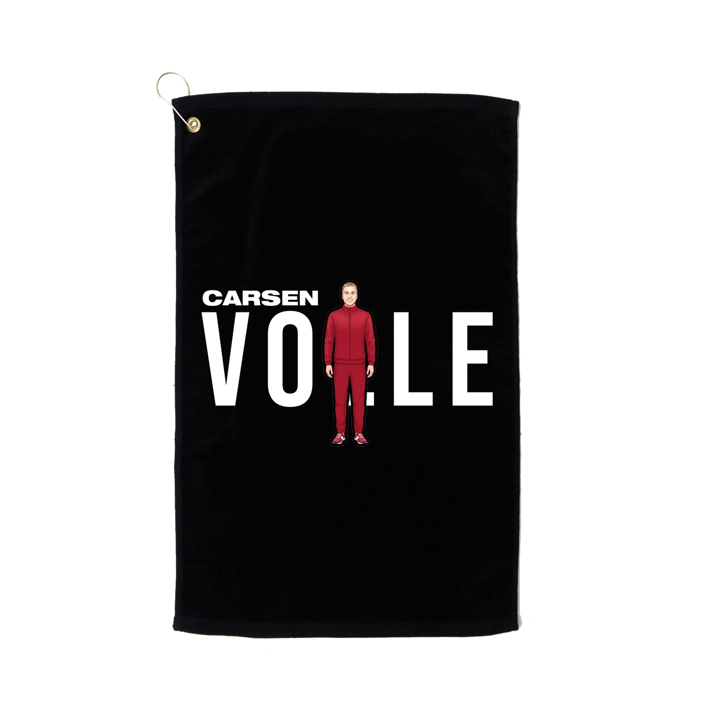 Golf Towel — Player Name in Black