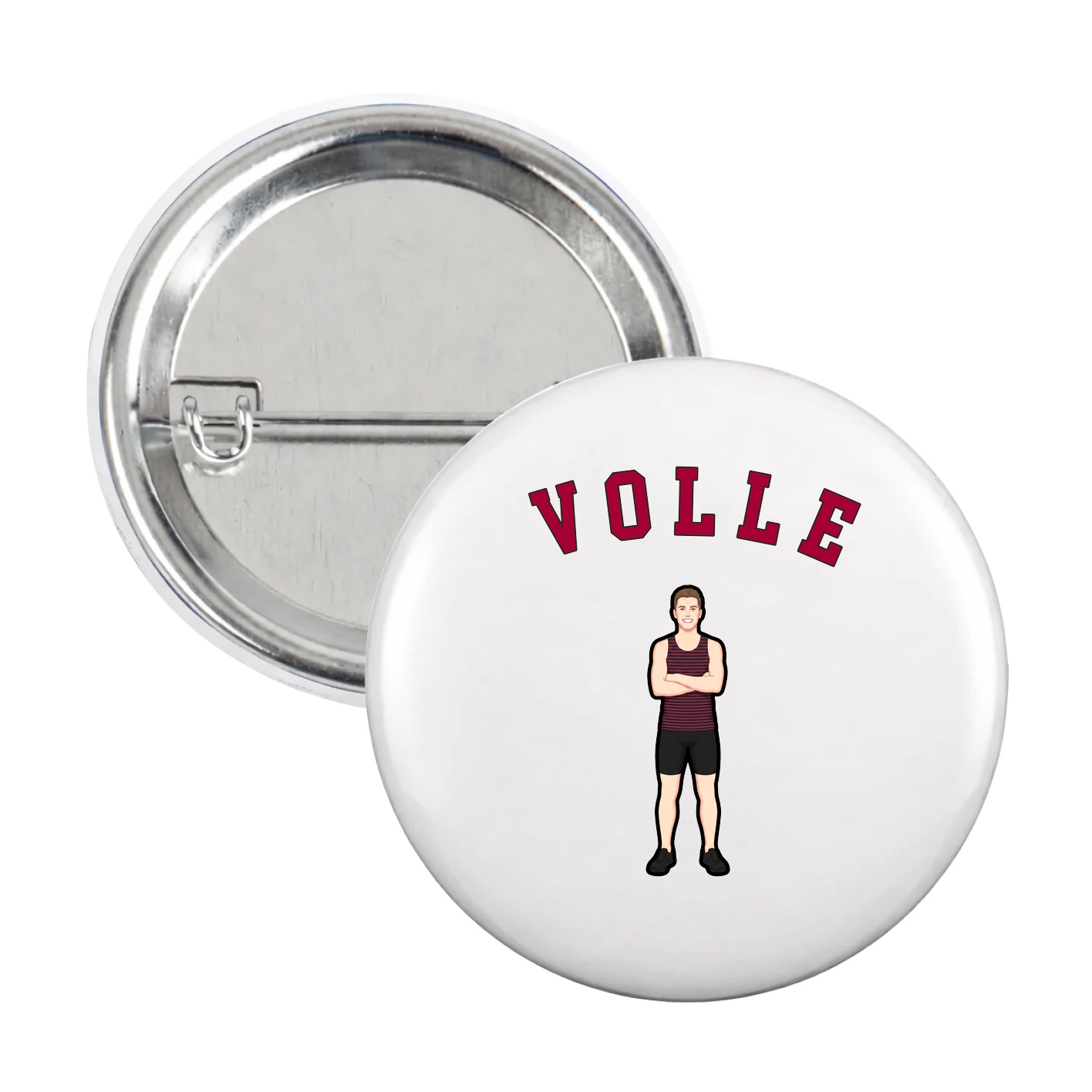 Game Day Button — Shirsey Arch in White