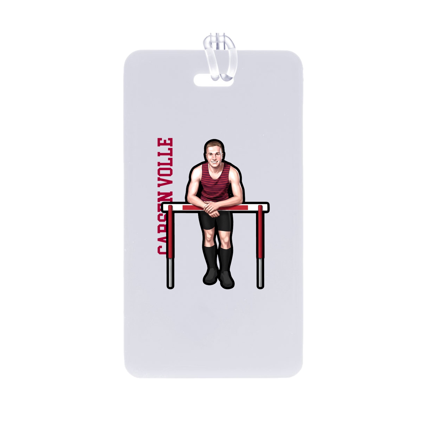 Bag Tag — Name Vertical in Classic