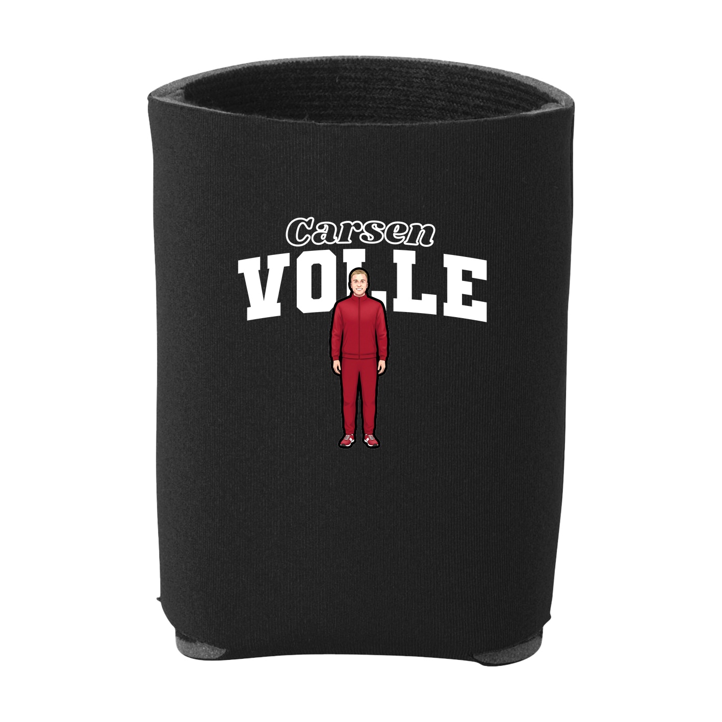 Can Holder — Name Arch in Black