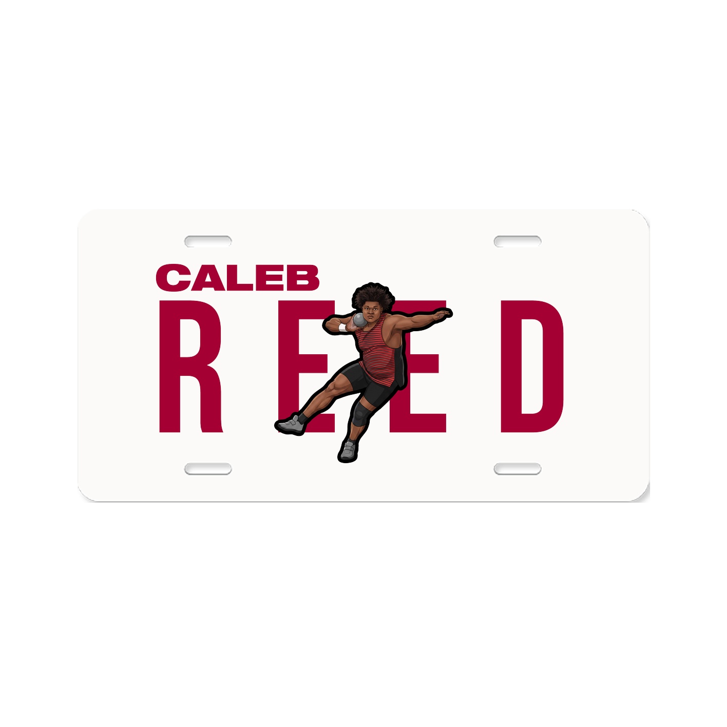 License Plate — Player Name in Classic
