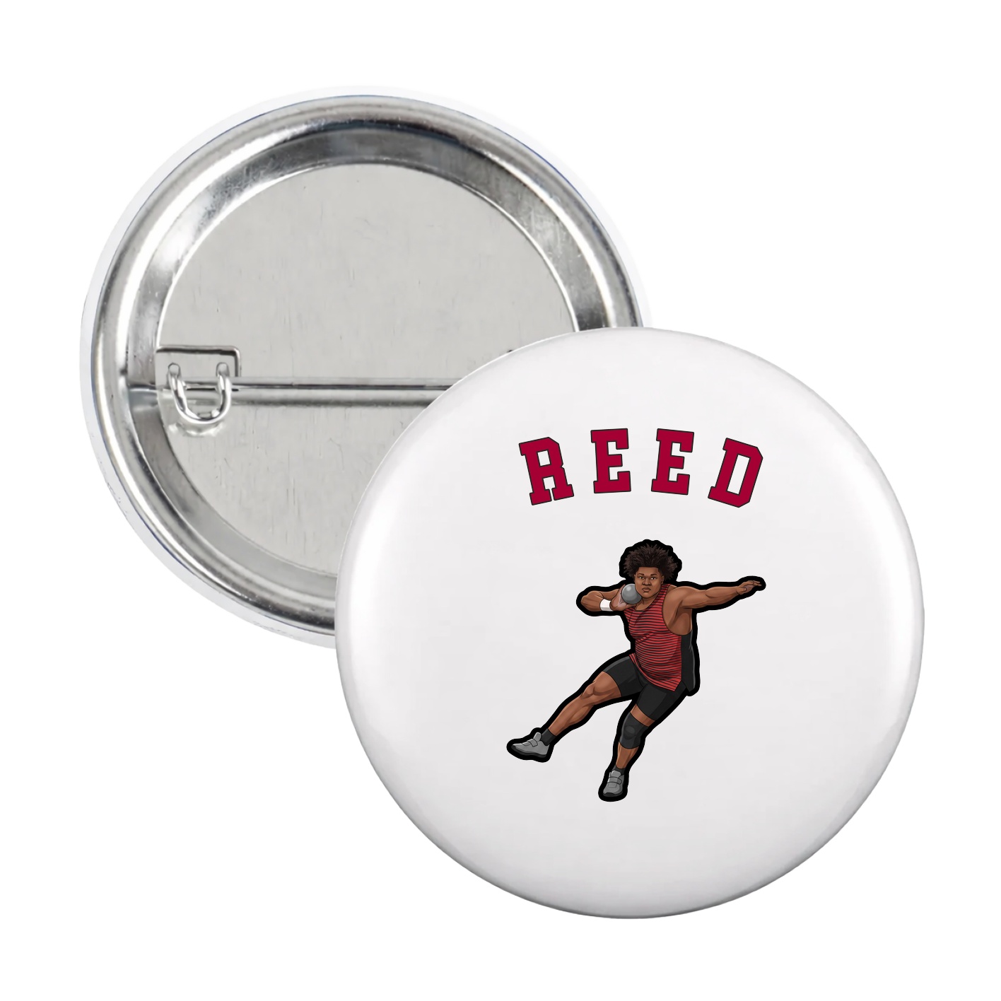Game Day Button — Shirsey Arch in White