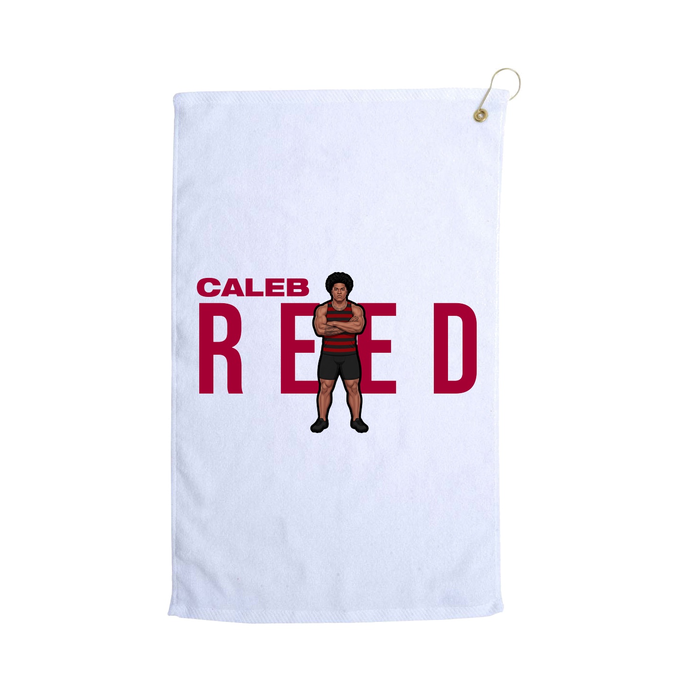 Golf Towel — Player Name in White