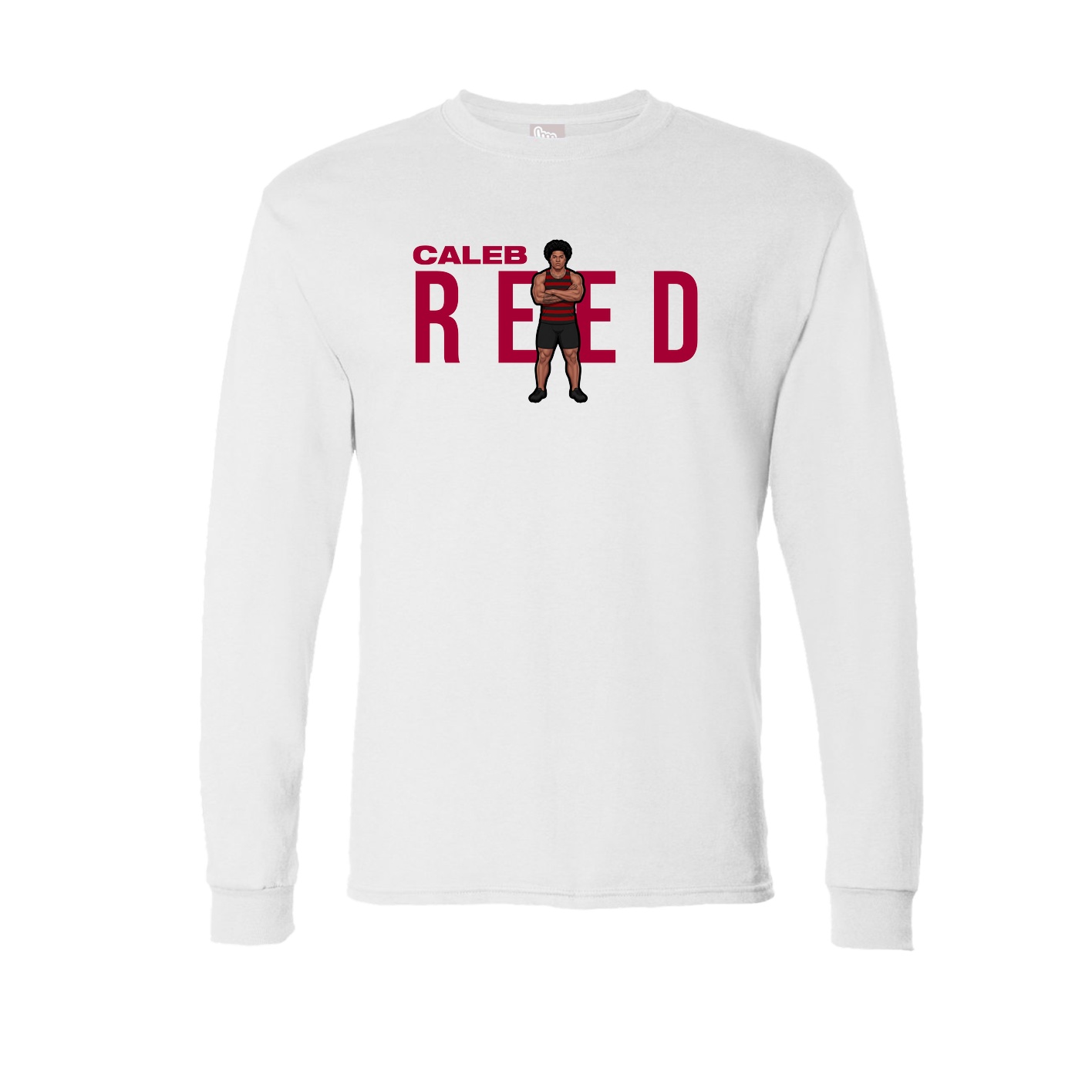 Long Sleeve Tee — Player Name in White