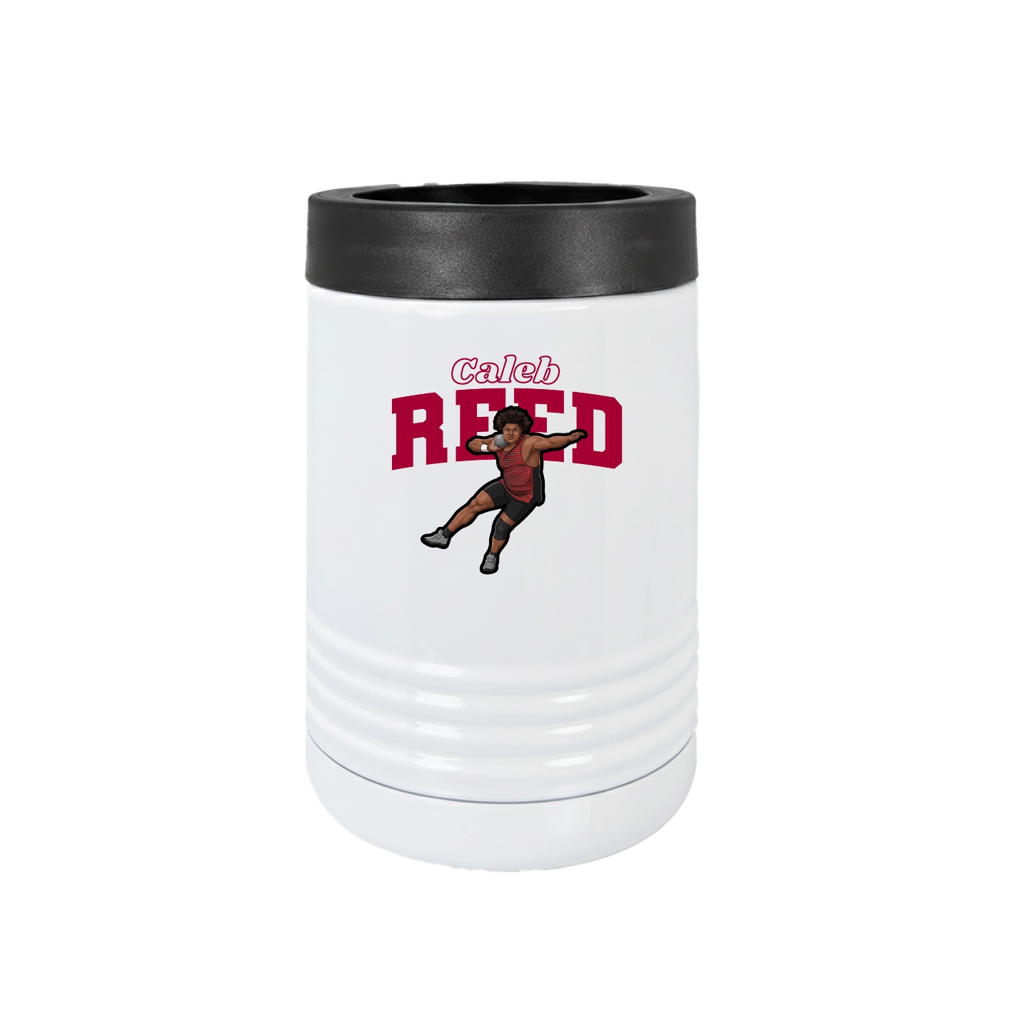 Beverage Holder — Name Arch in White