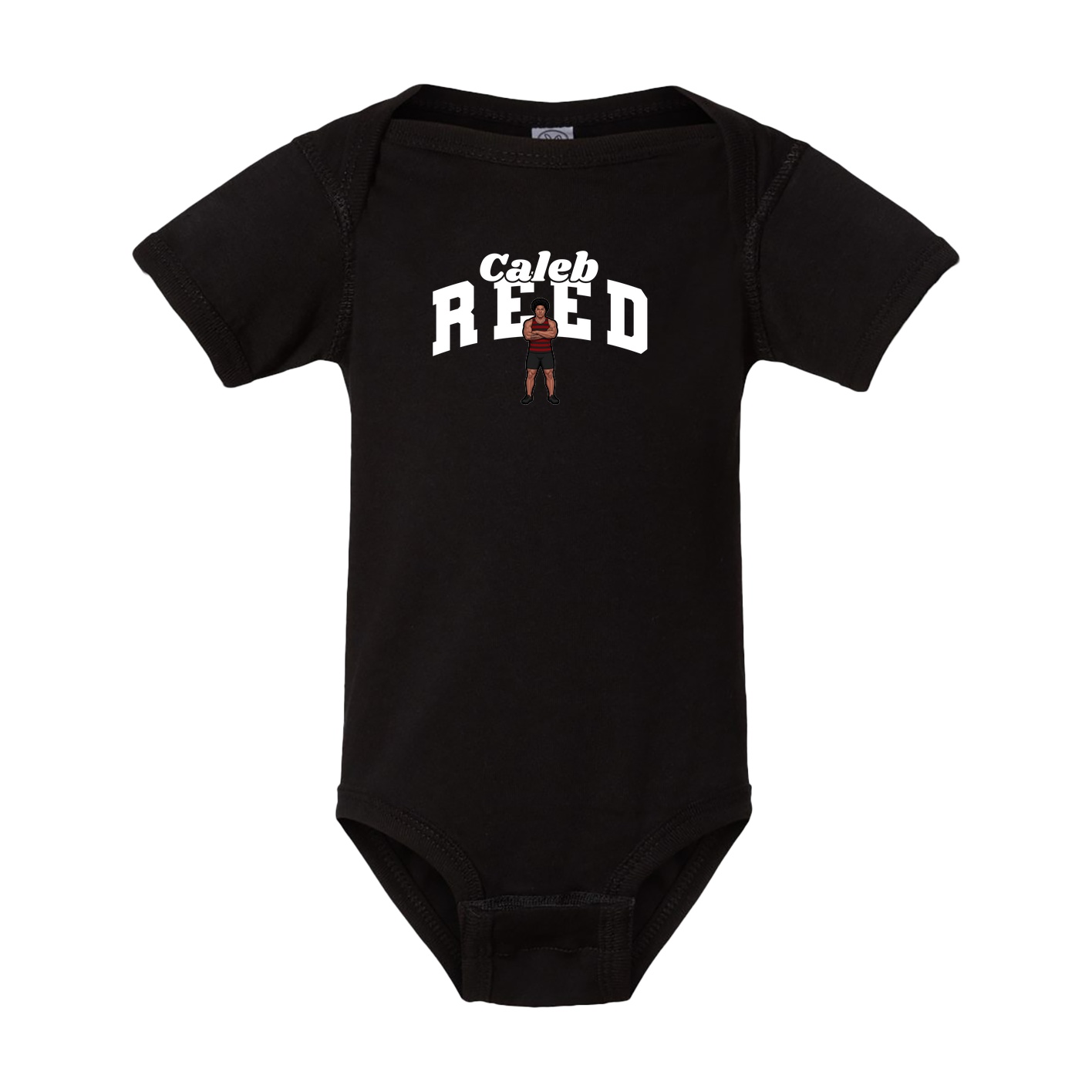 Baby Onesie — Signature Arch in Black