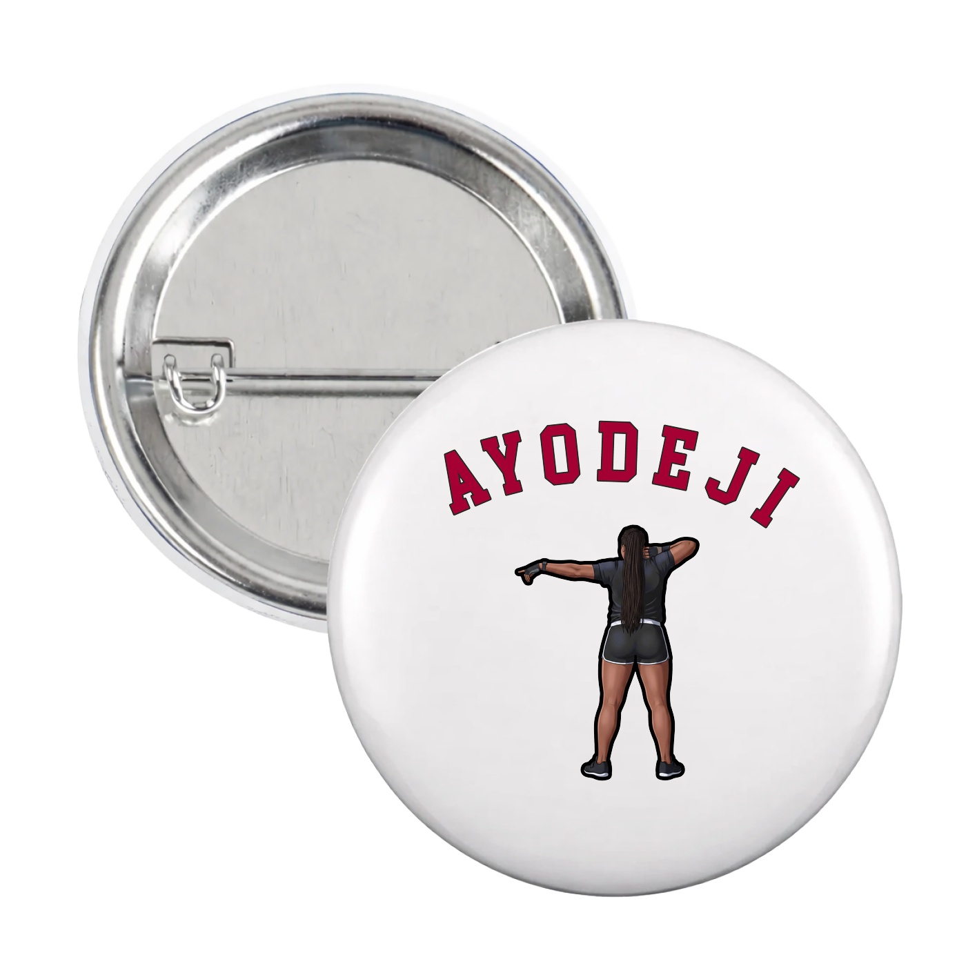 Game Day Button — Shirsey Arch in White