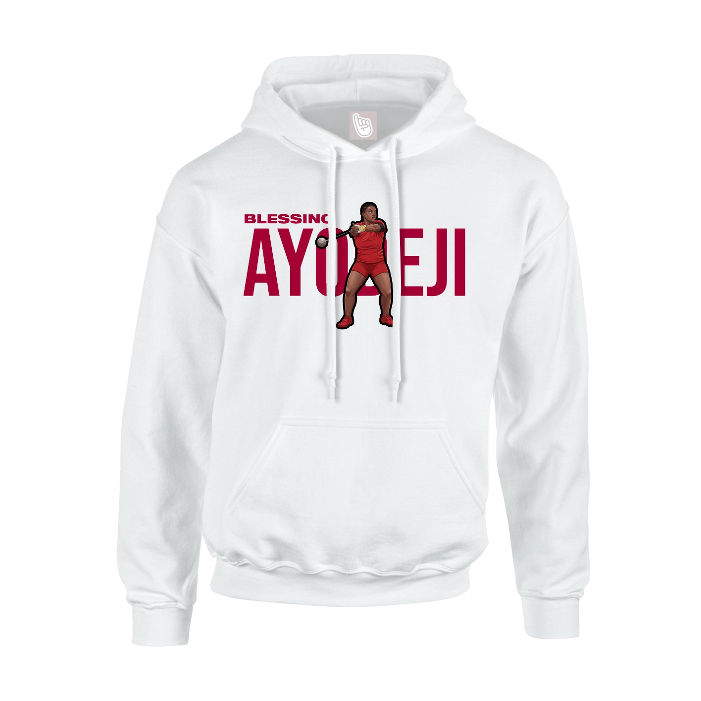 Hoodie — Player Name in White