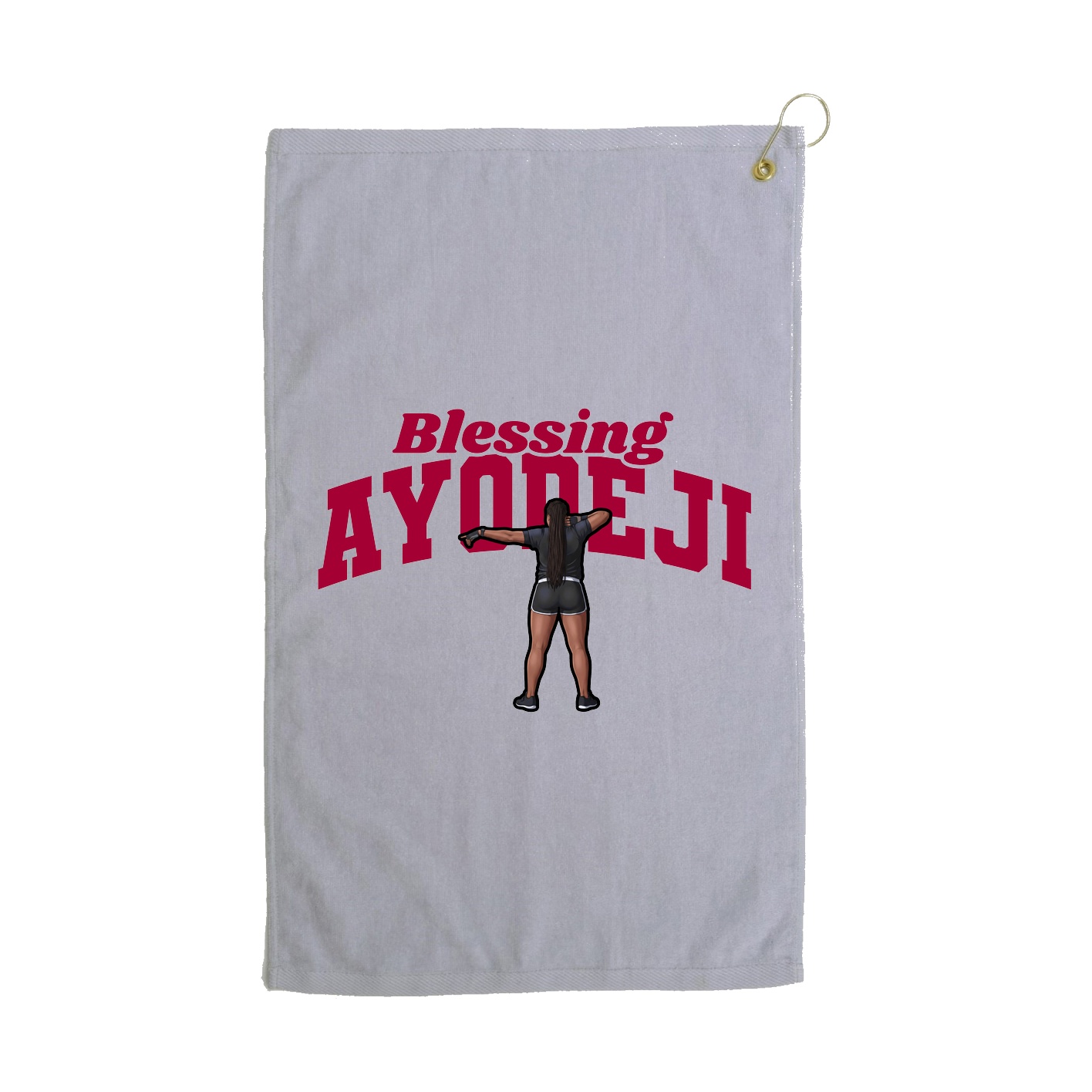 Golf Towel — Signature Arch in Grey