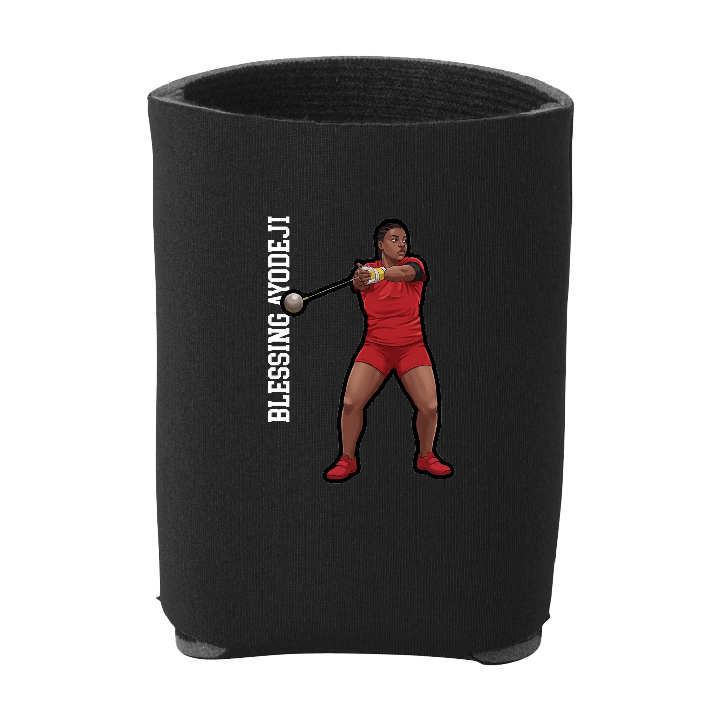 Can Holder — Name Vertical in Black