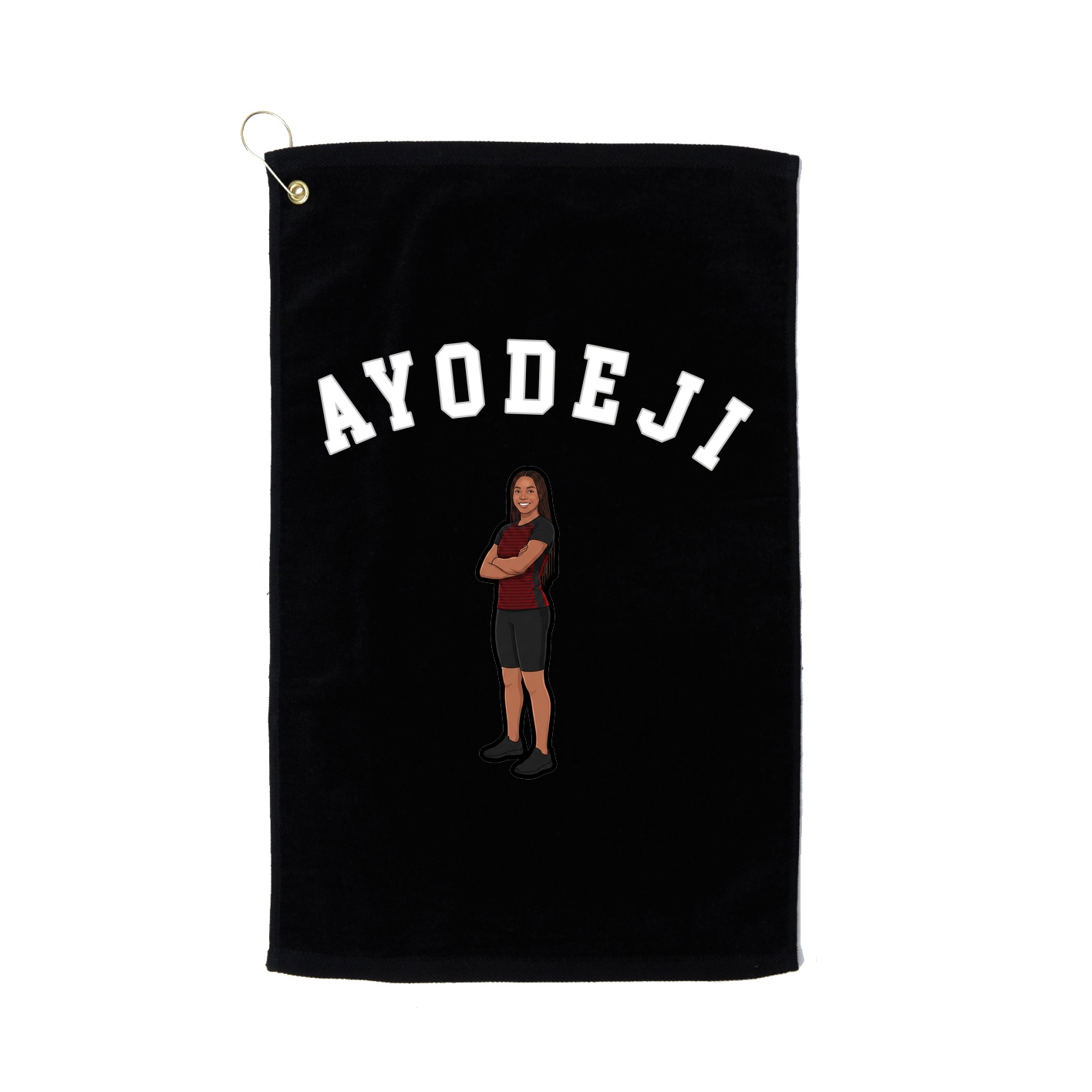 Golf Towel — Shirsey Arch in Black