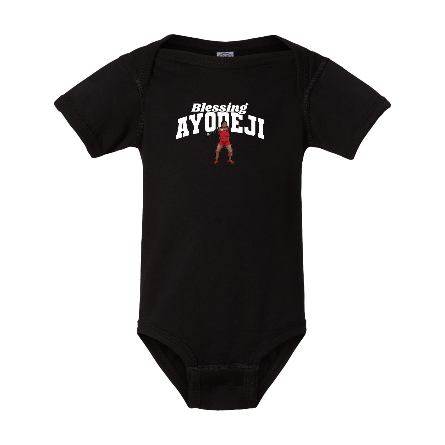 Baby Onesie — Signature Arch in Black
