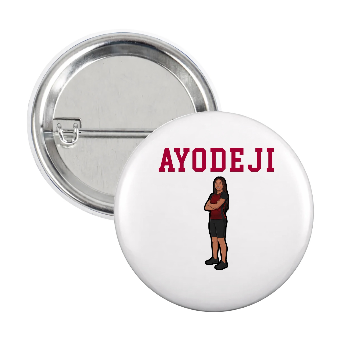 Game Day Button — Shirsey in White