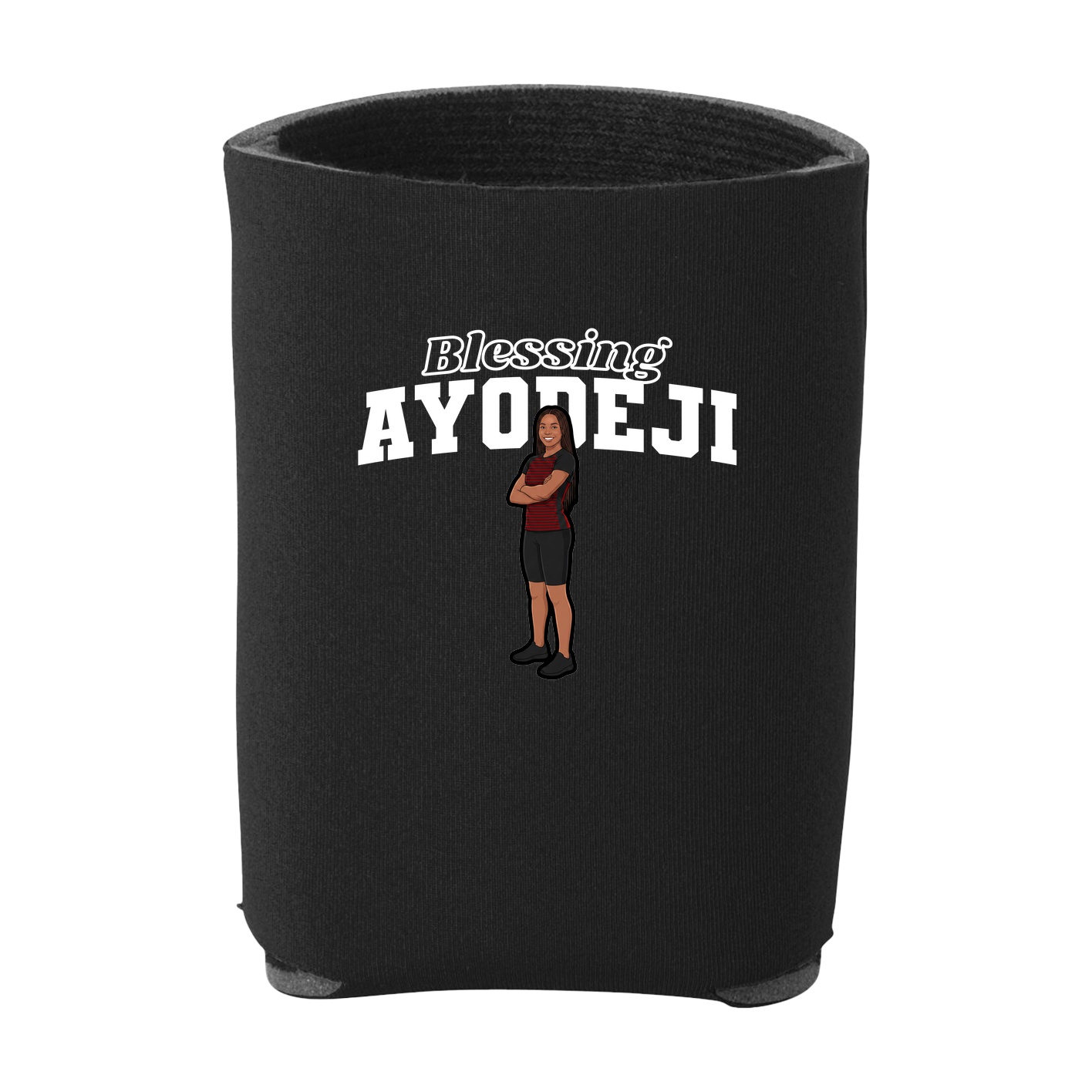 Can Holder — Name Arch in Black