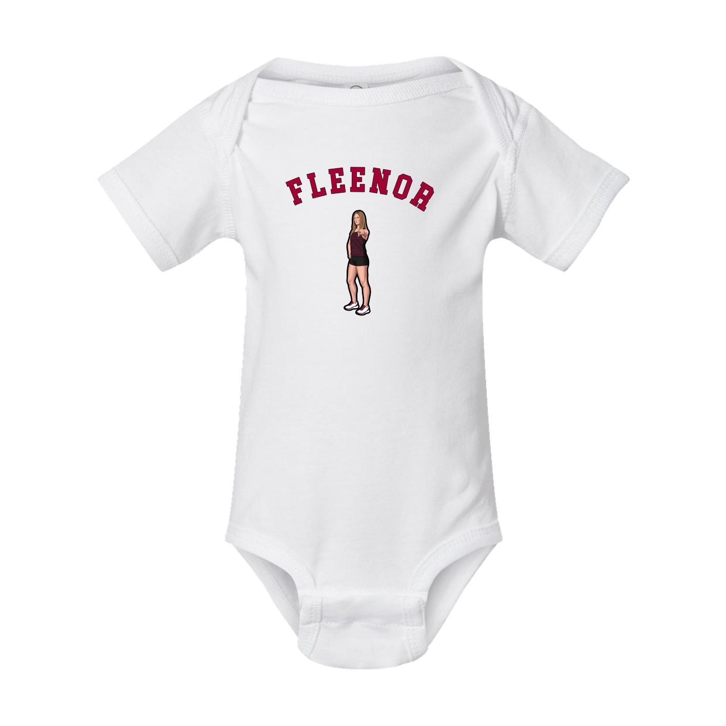 Baby Onesie — Shirsey Arch in White
