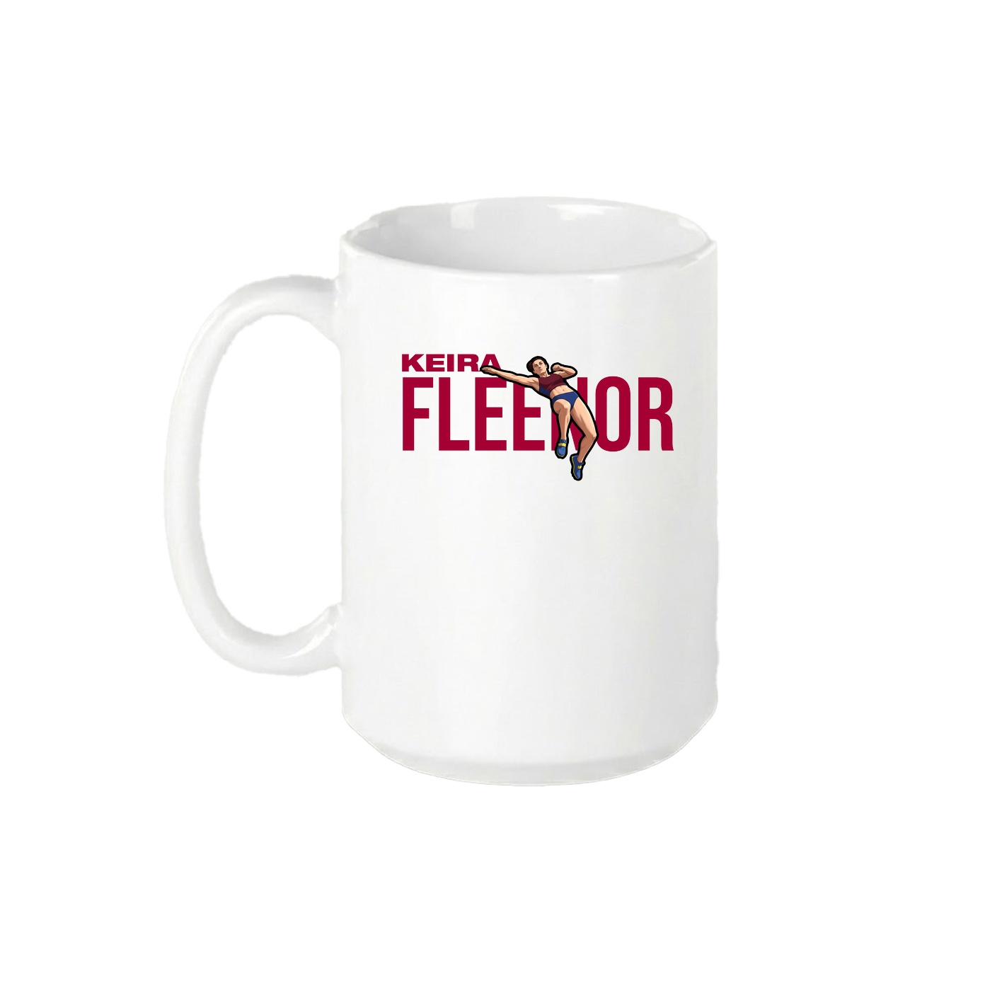 15oz Coffee Mug — Player Name in White