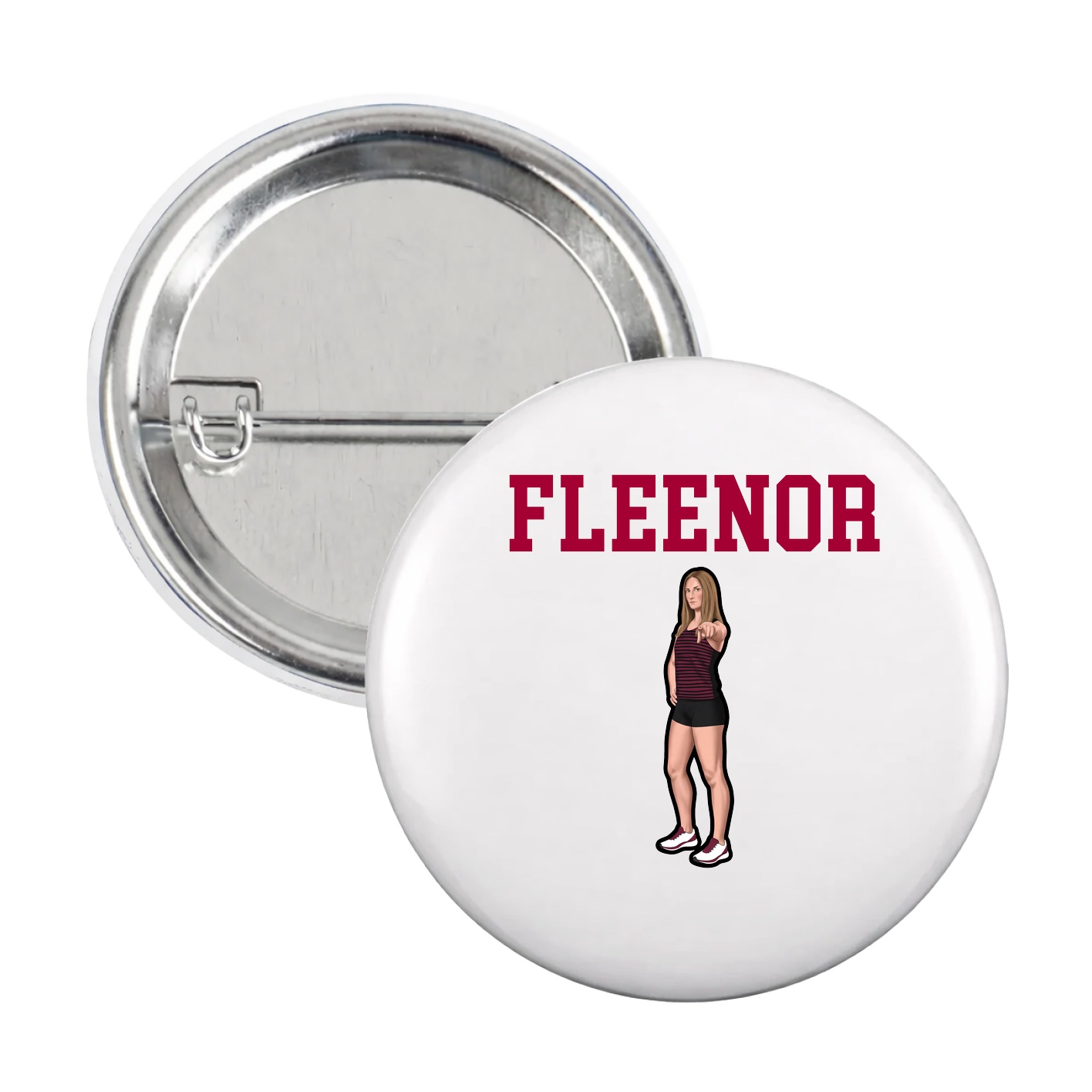 Game Day Button — Shirsey in White