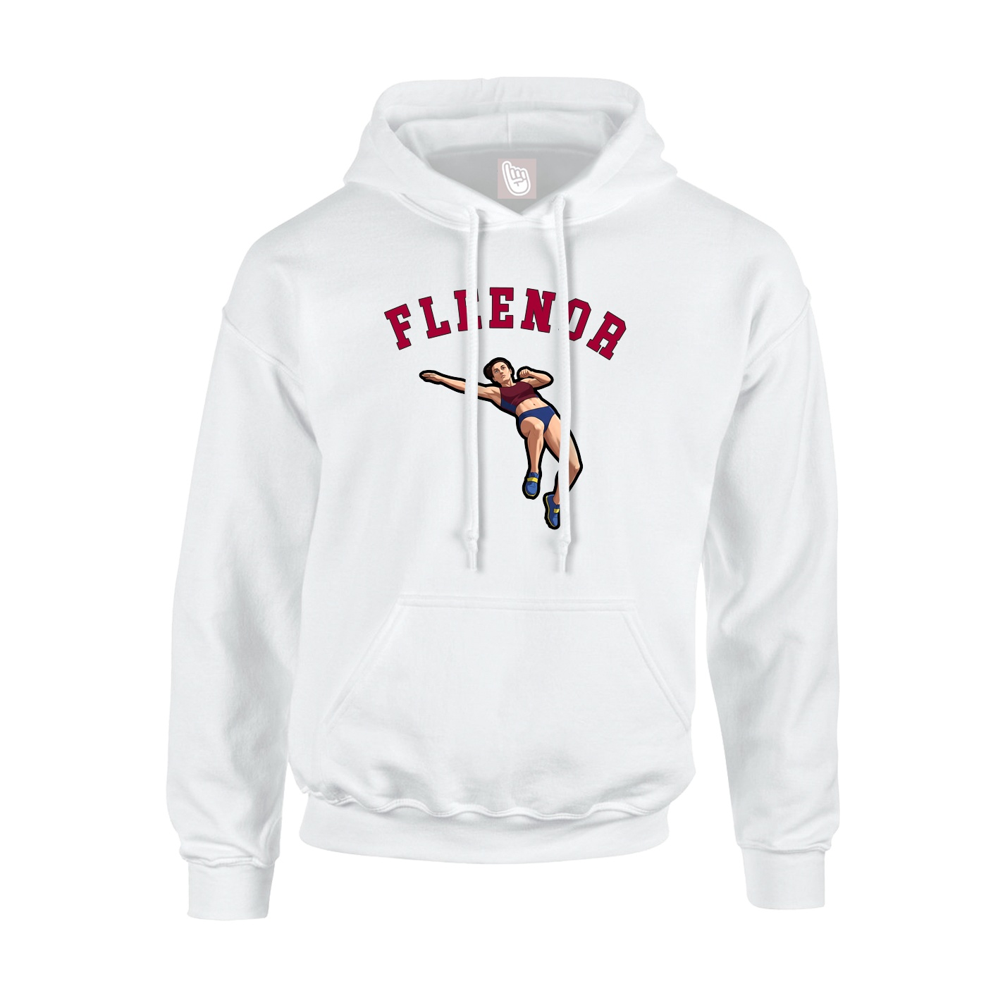 Hoodie — Shirsey Arch in White