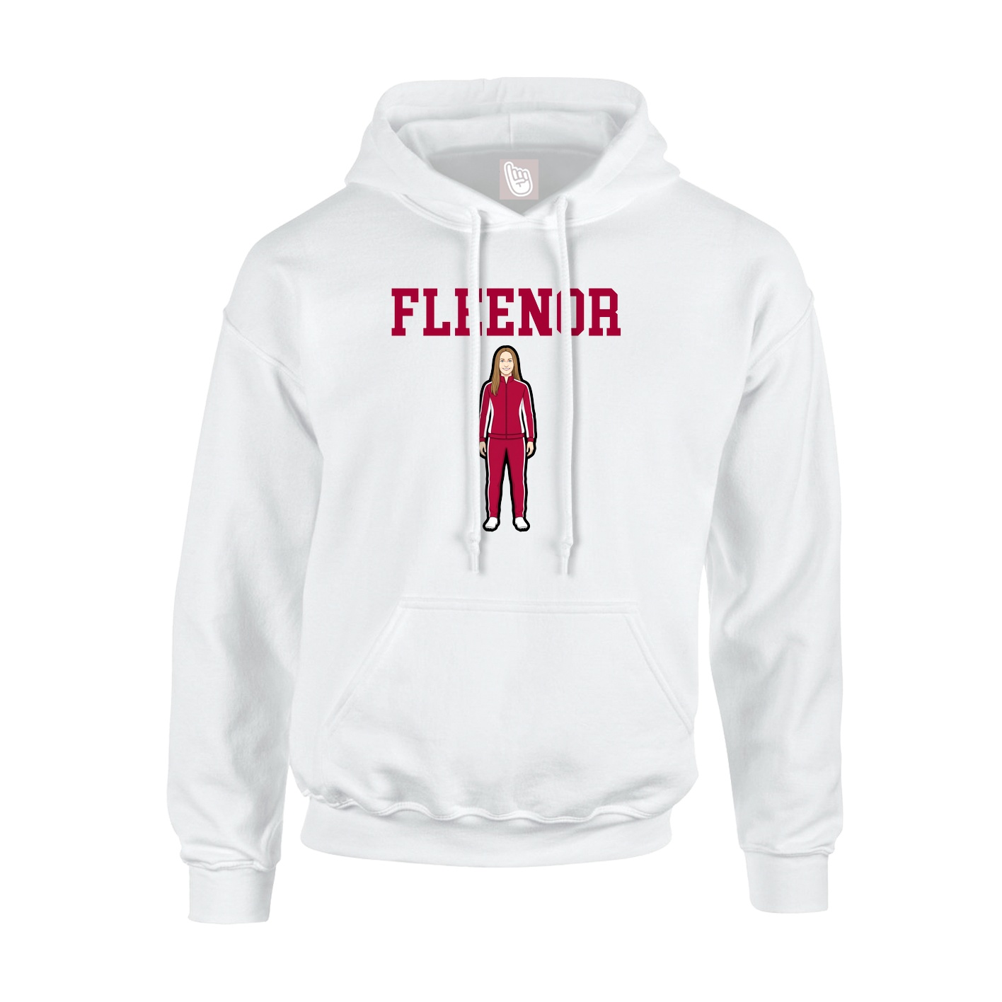 Hoodie — Shirsey in White