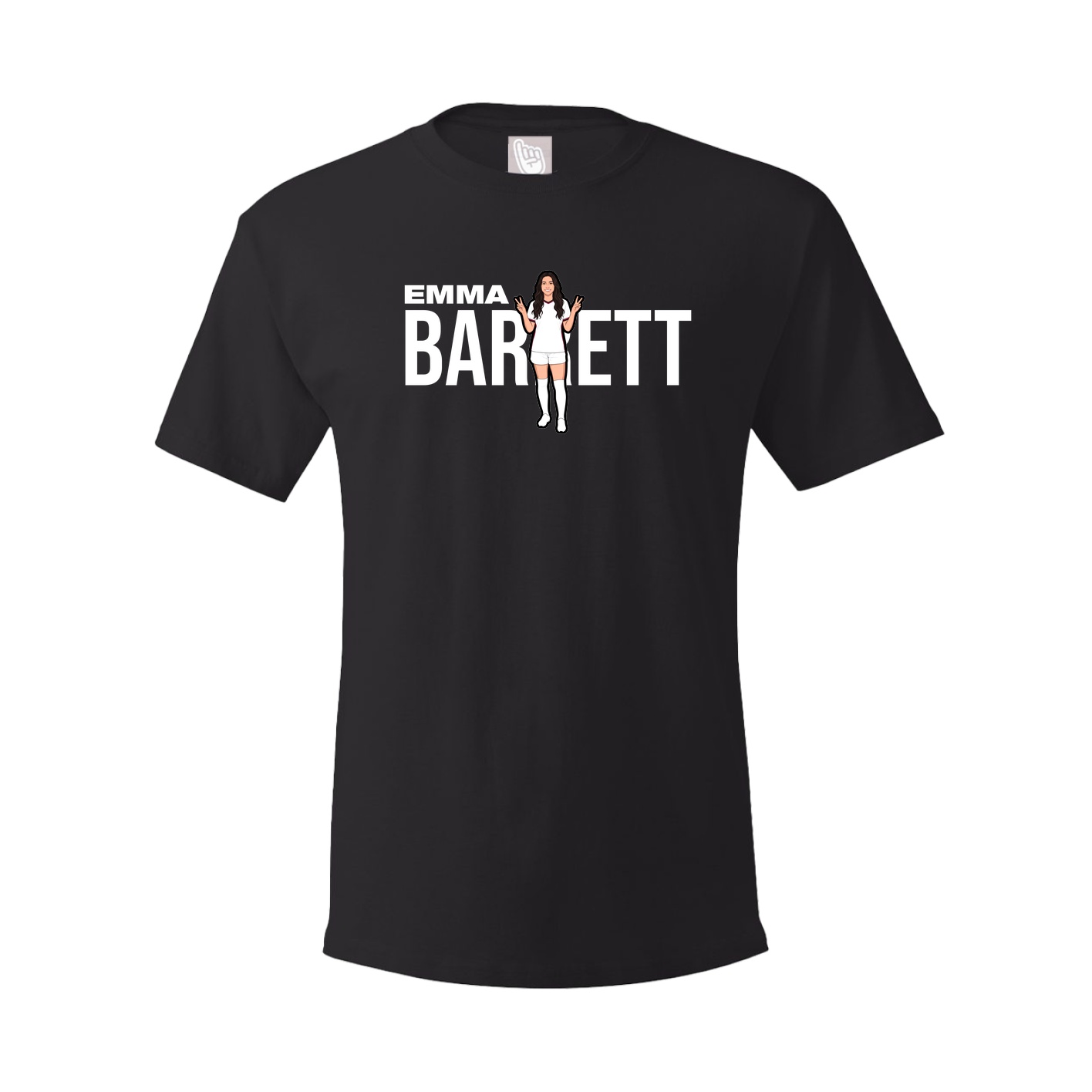 Youth Tee — Player Name in Black
