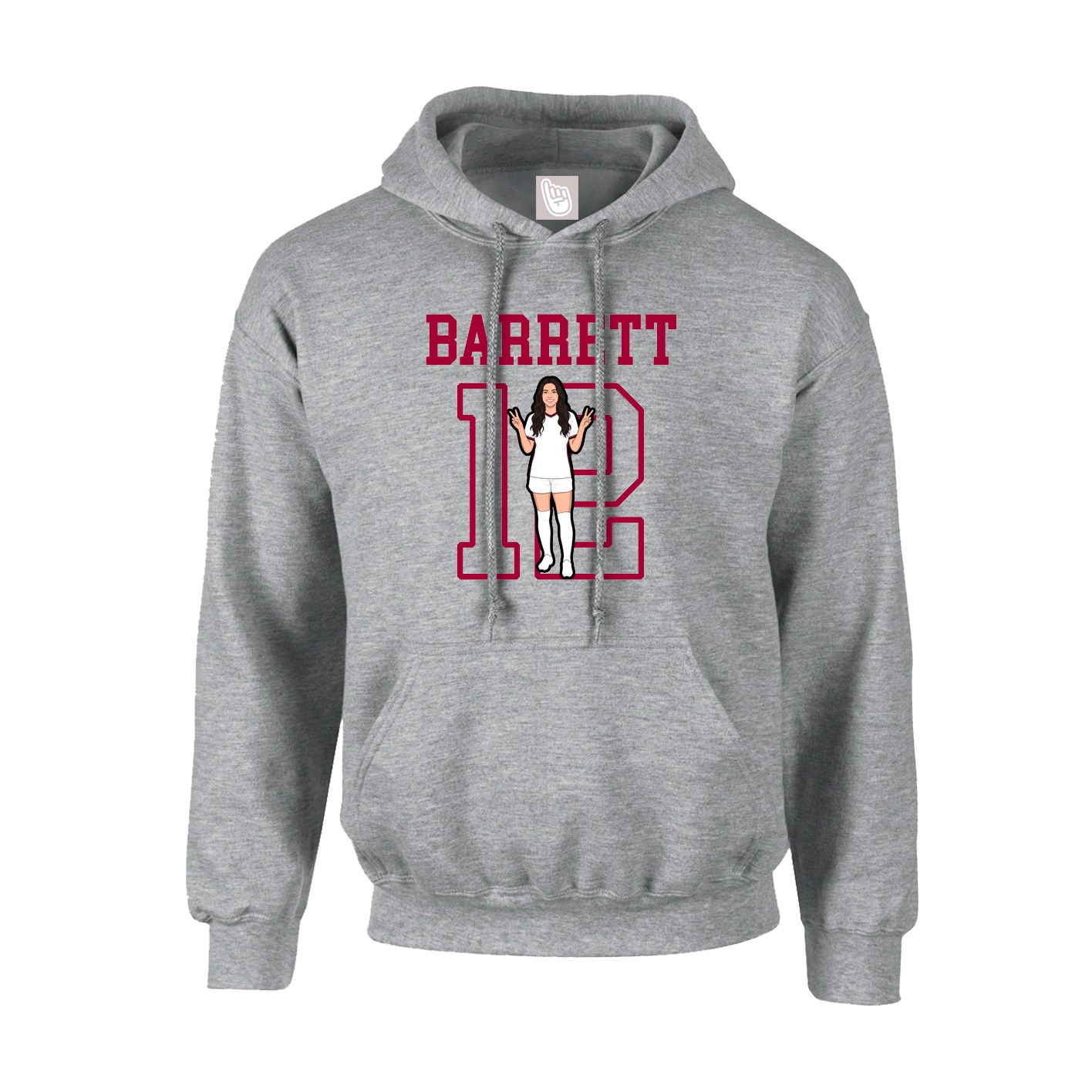 Hoodie — Shirsey in Grey