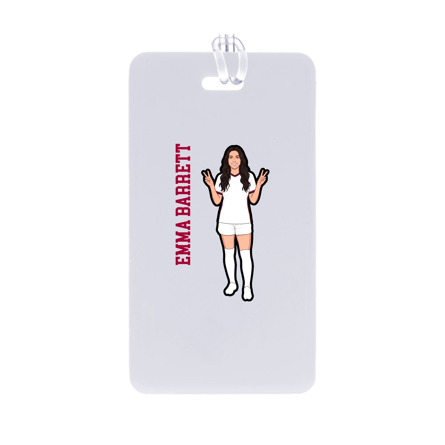 Bag Tag — Name Vertical in Classic