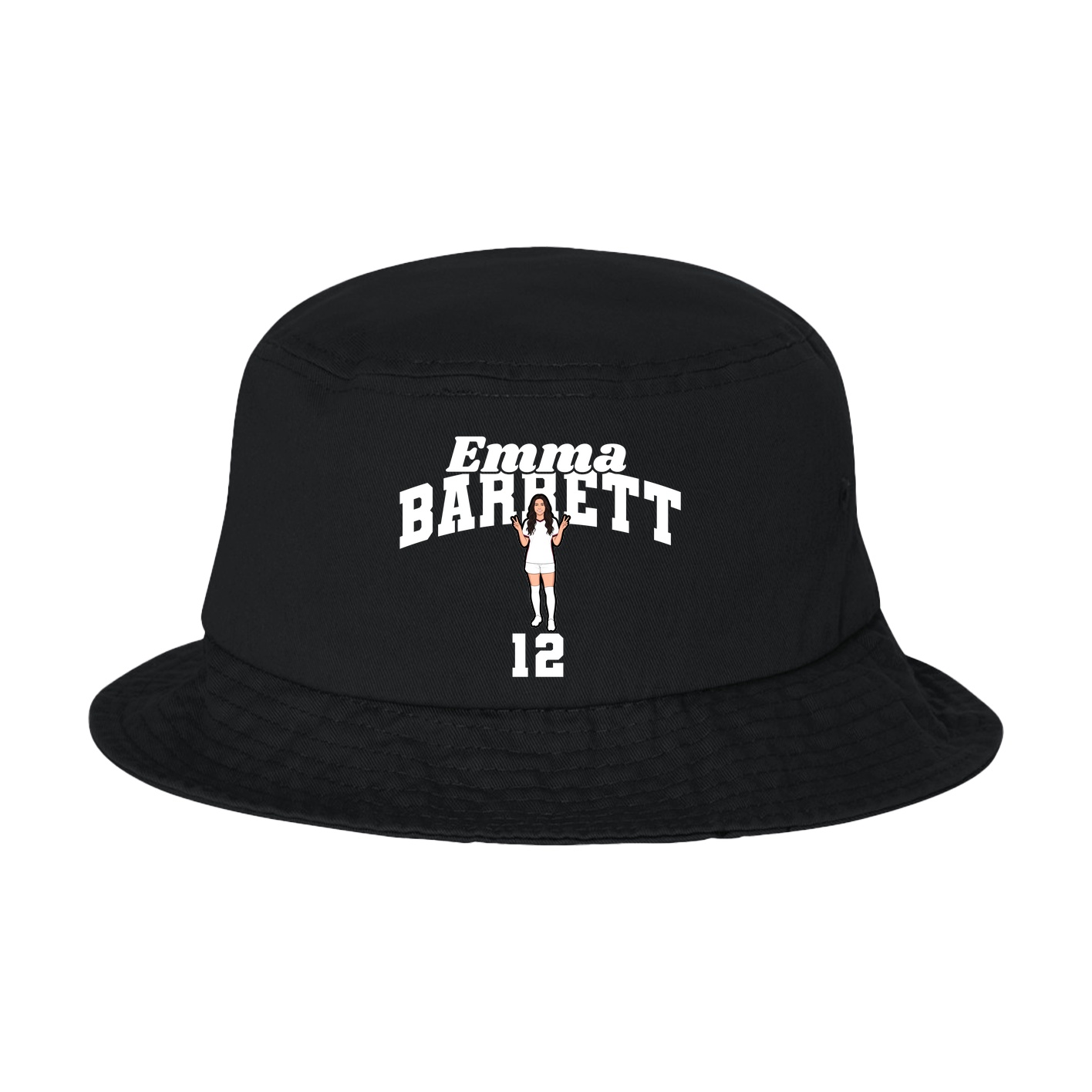 Bucket Cap — Signature Arch in Black
