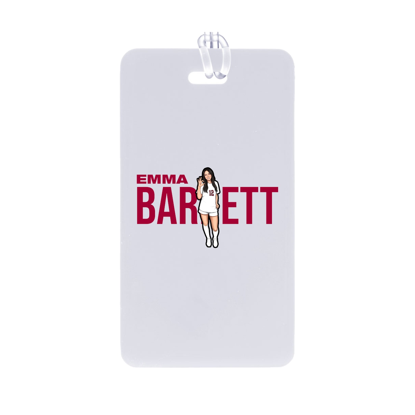Bag Tag — Player Name in Classic