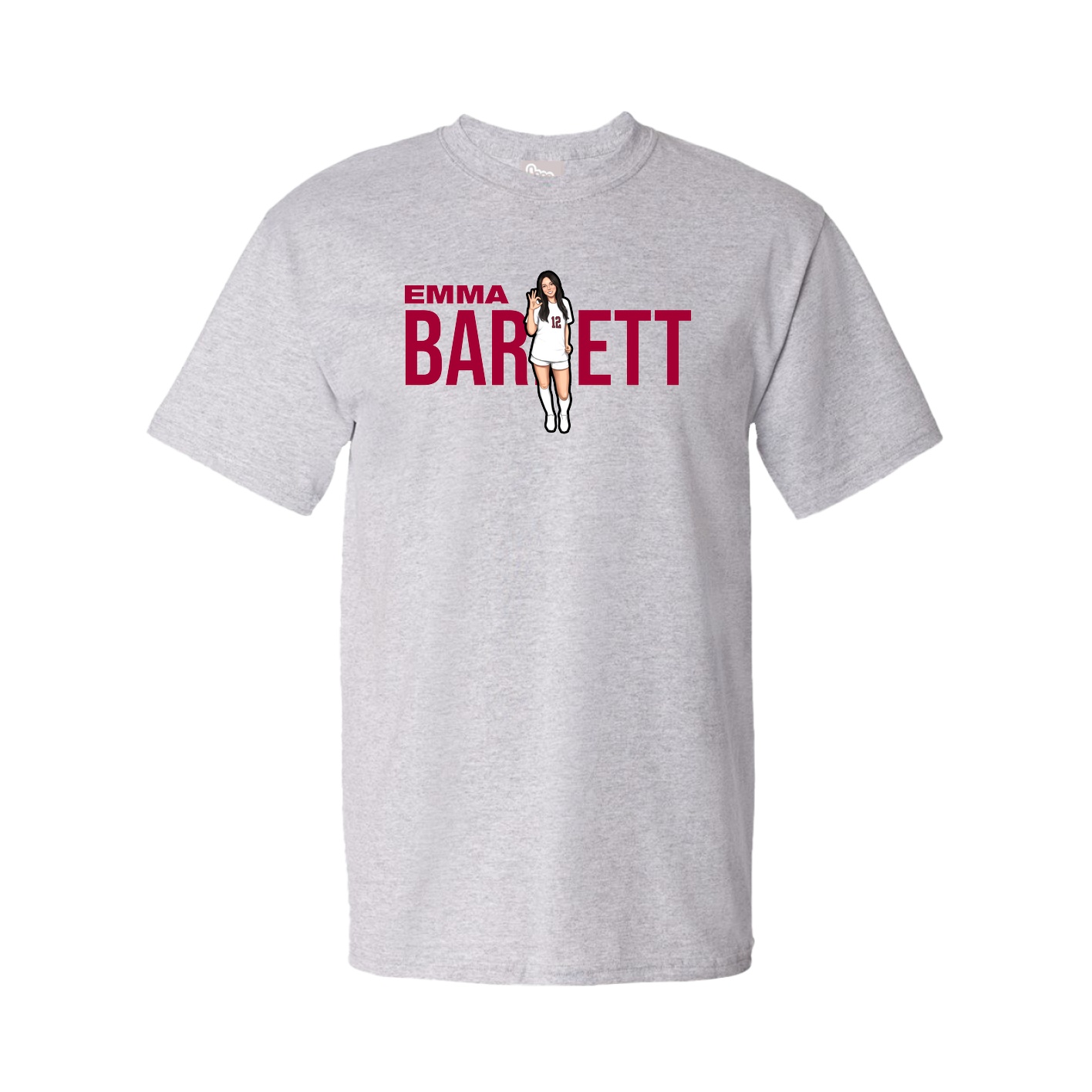 Tee — Player Name in Grey