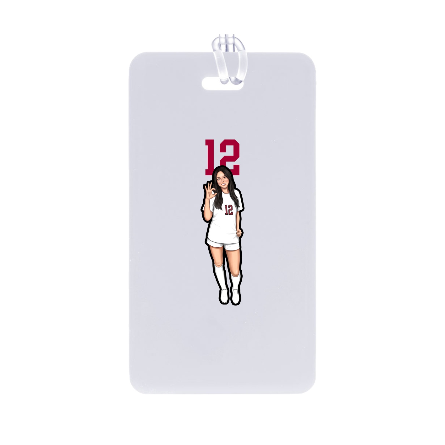 Bag Tag — Number Top in Classic