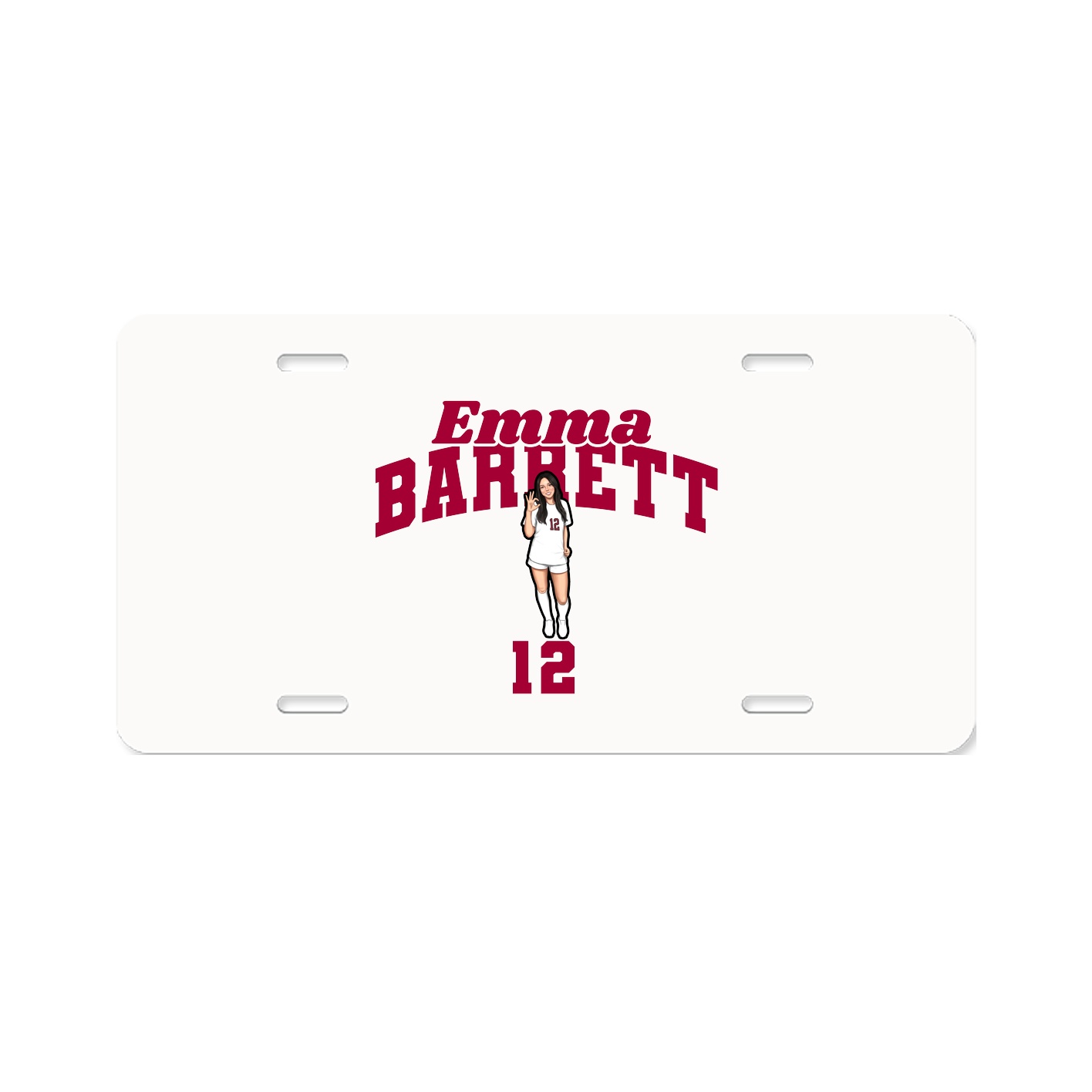 License Plate — Signature Arch in Classic