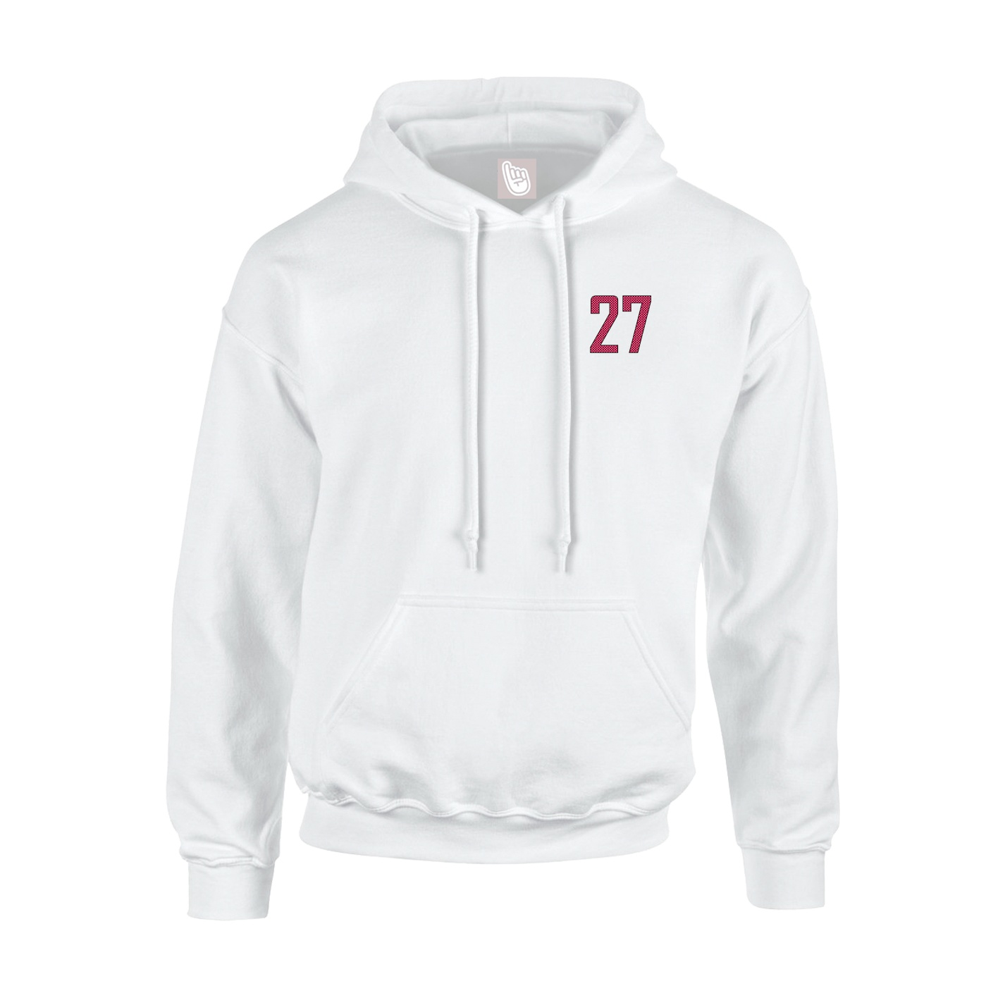 Youth Hoodie — Front Shirsy in White